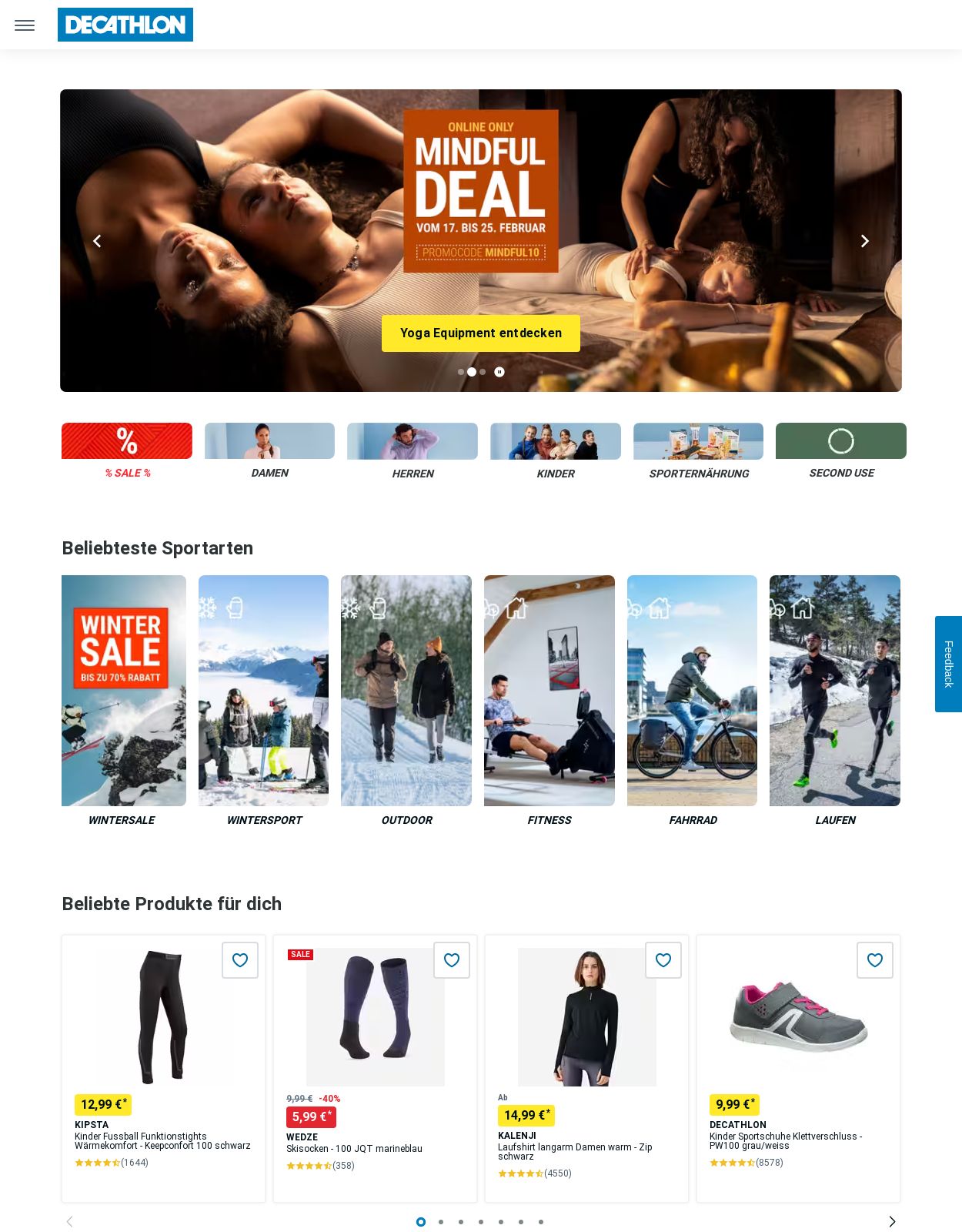 Prospekt Decathlon 26.02.2024 - 06.03.2024