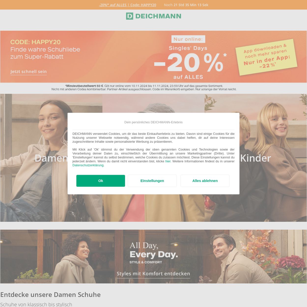 Prospekt Deichmann 11.11.2024 - 20.11.2024