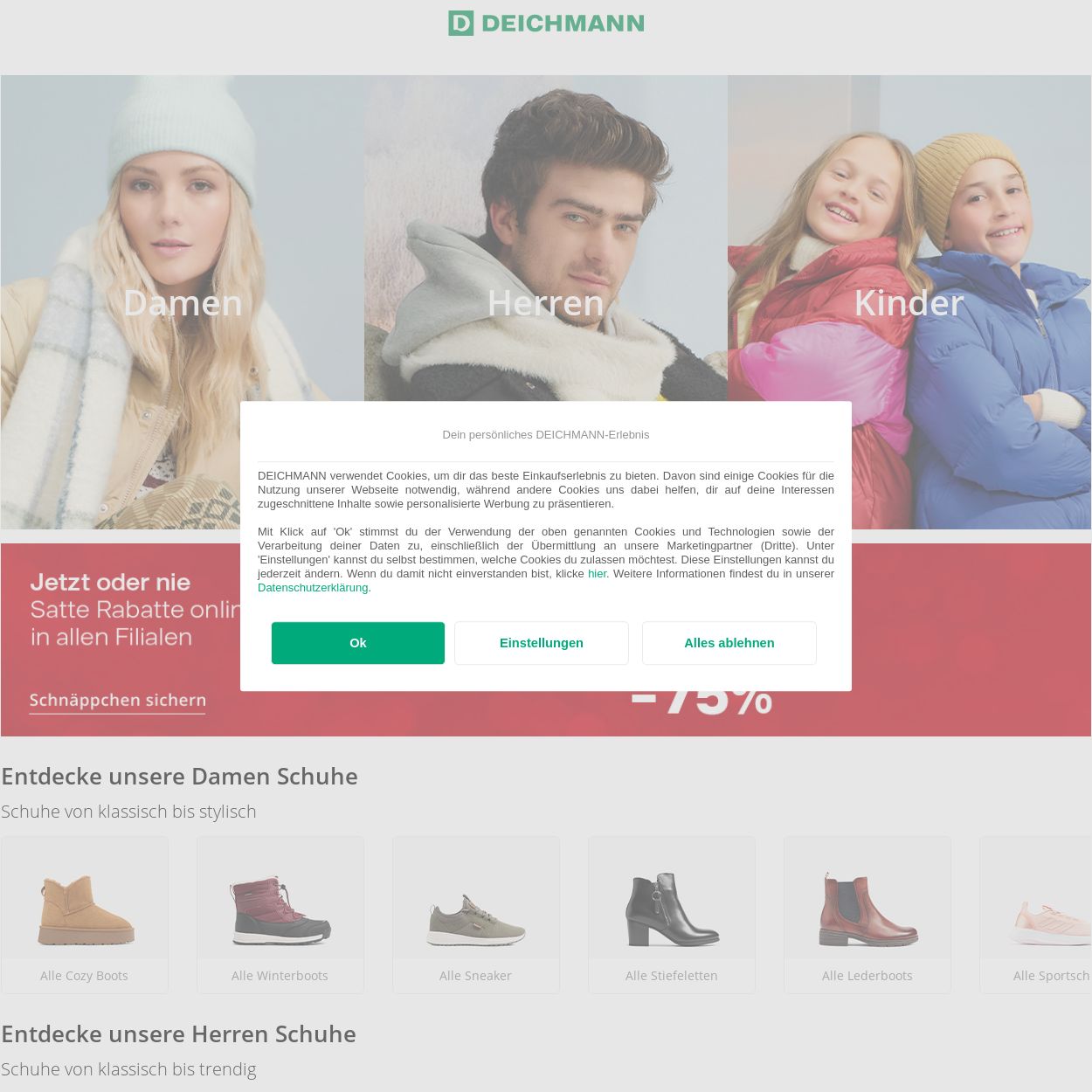 Prospekt Deichmann 20.01.2025 - 29.01.2025