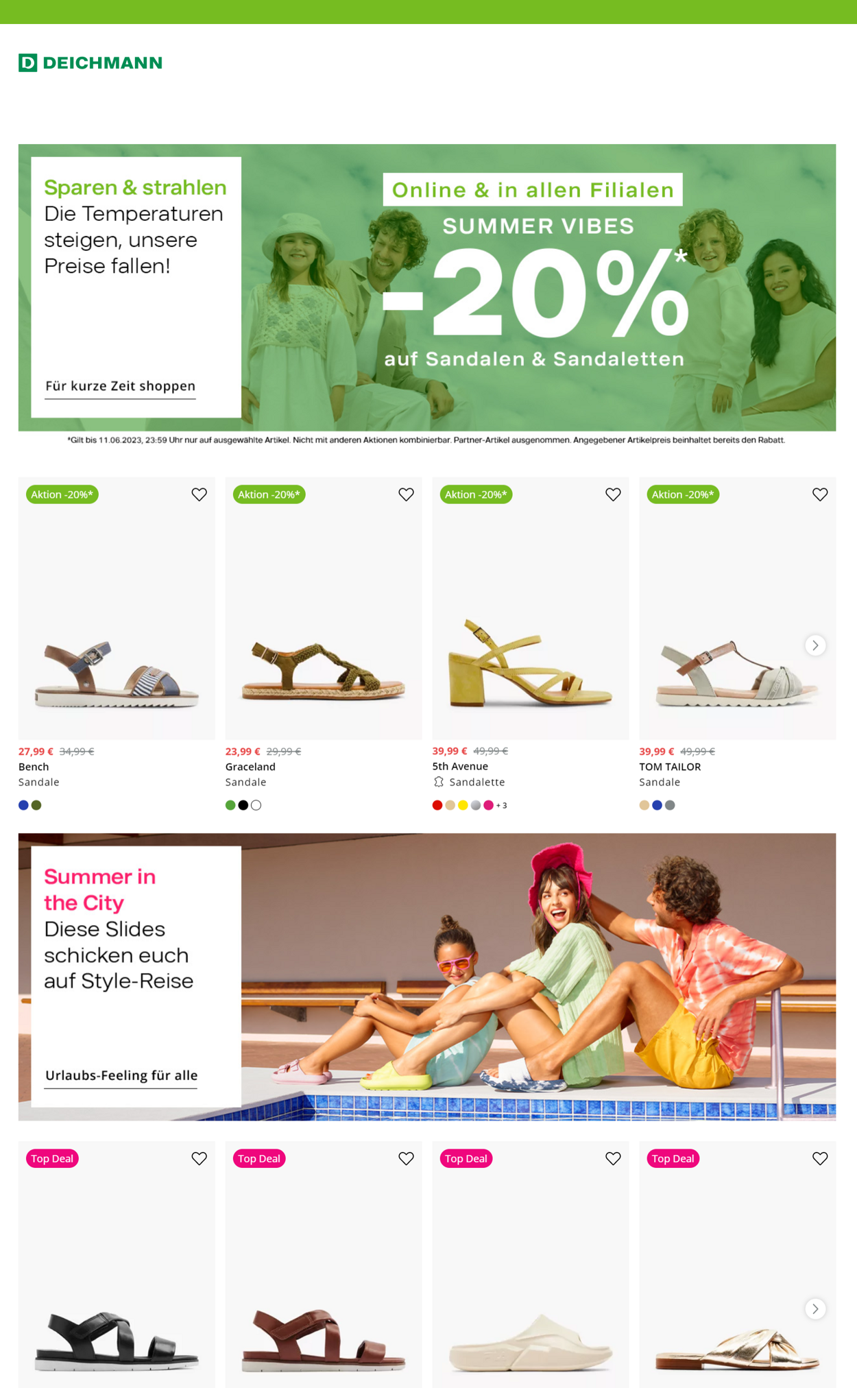 Prospekt Deichmann 20.01.2025 - 29.01.2025