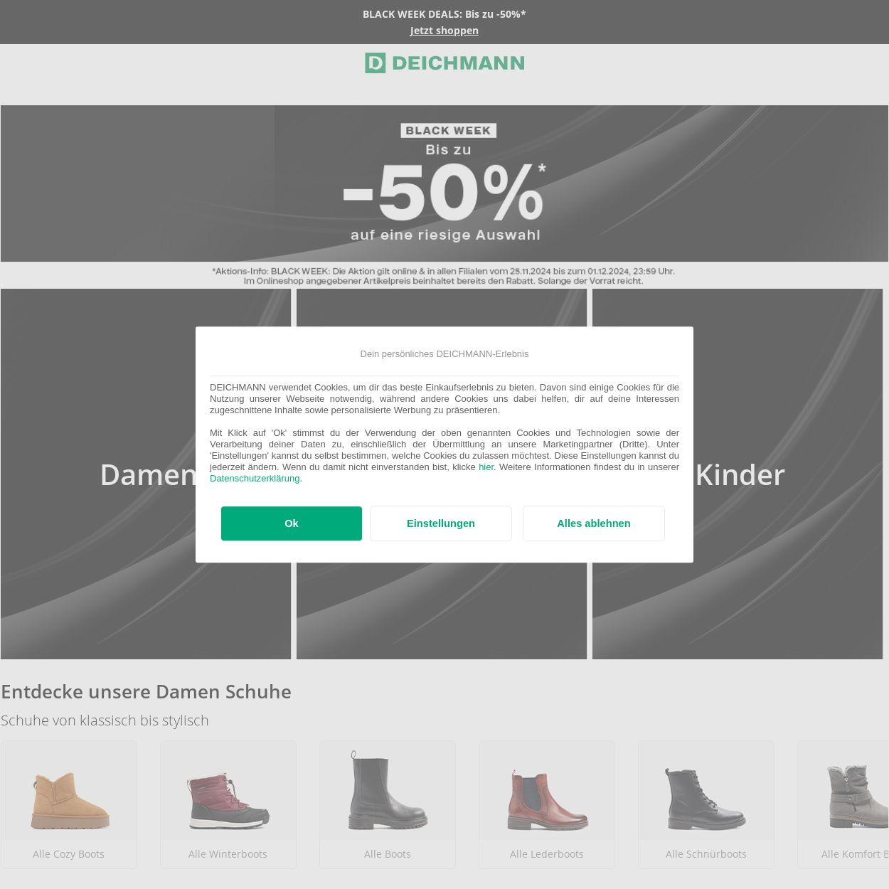 Prospekt Deichmann 25.11.2024 - 04.12.2024