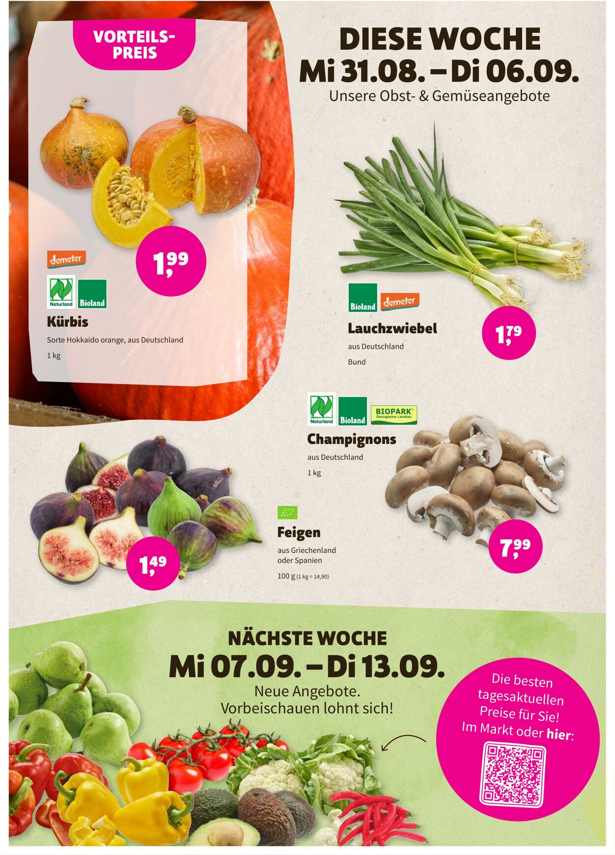 Prospekt Denns Biomarkt 31.08.2022 - 13.09.2022