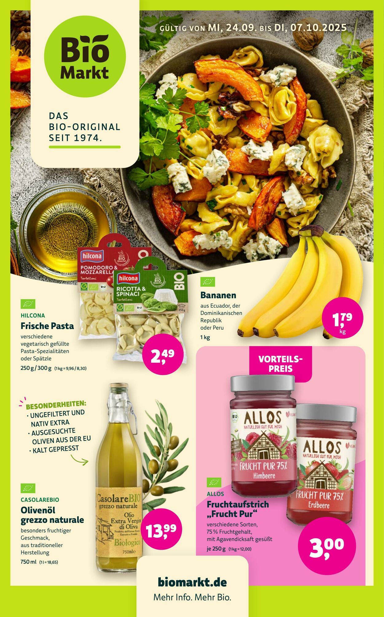 Prospekt Denns Biomarkt 25.09.2025 - 09.10.2025