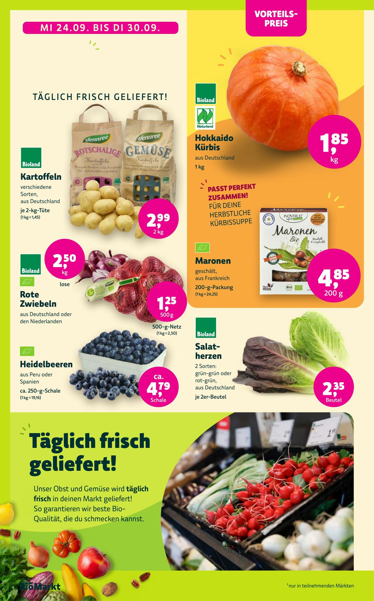 Prospekt Denns Biomarkt 25.09.2025 - 09.10.2025