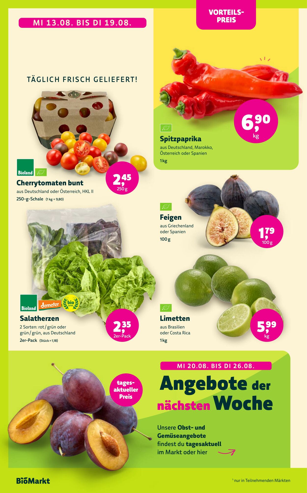 Prospekt Denns Biomarkt 13.08.2025 - 27.08.2025