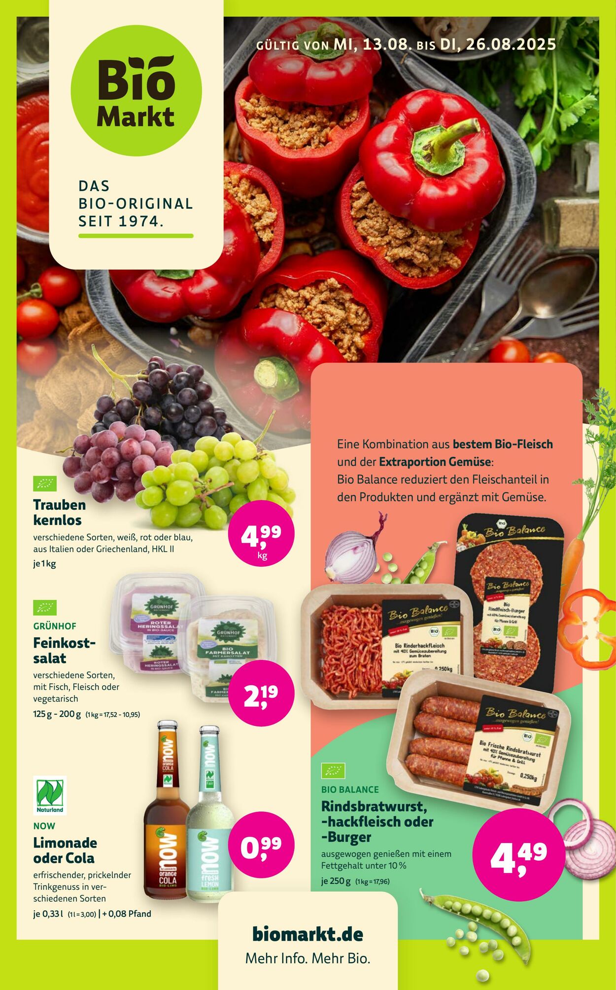 Prospekt Denns Biomarkt 13.08.2025 - 27.08.2025