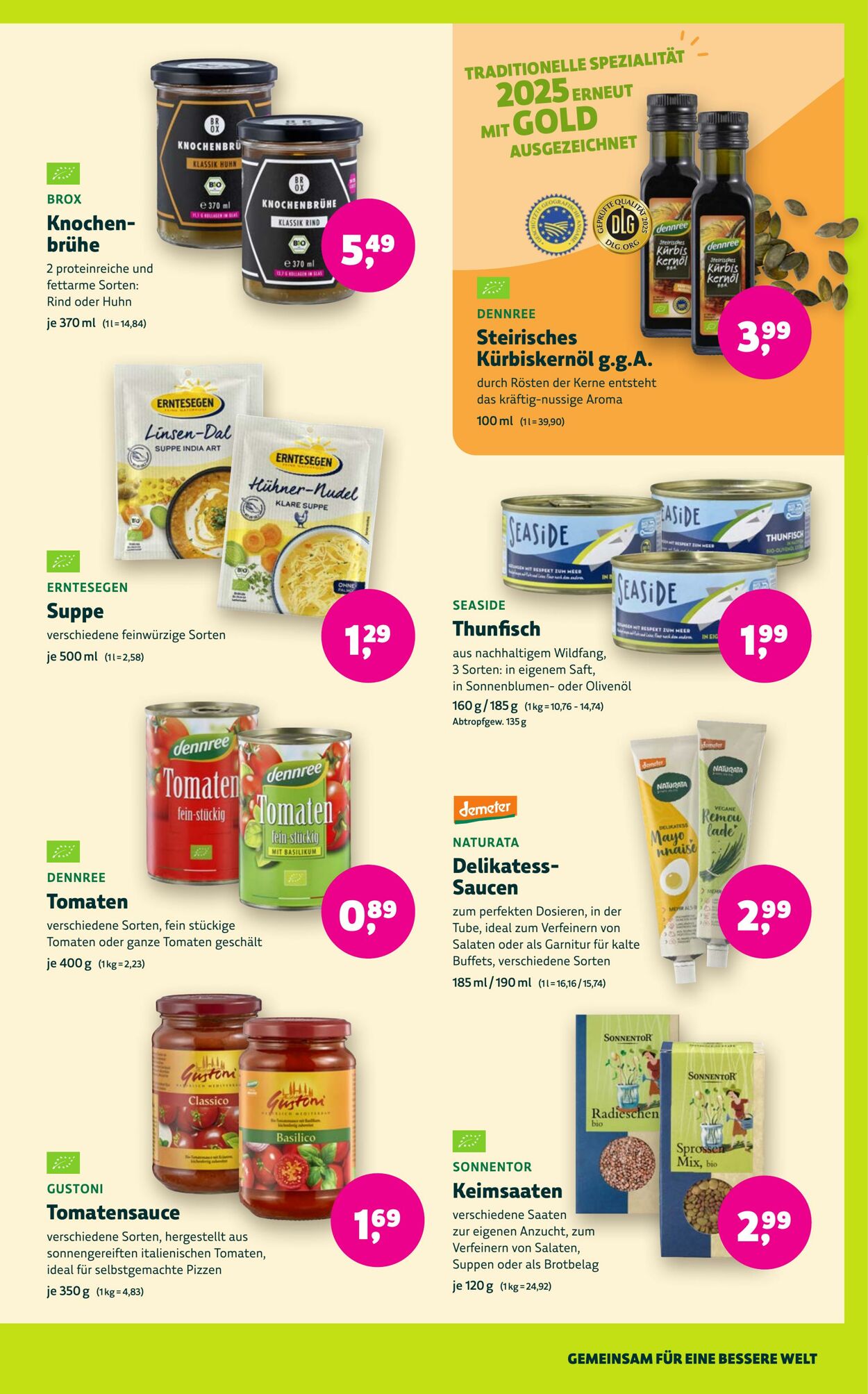 Prospekt Denns Biomarkt 22.10.2025 - 05.11.2025