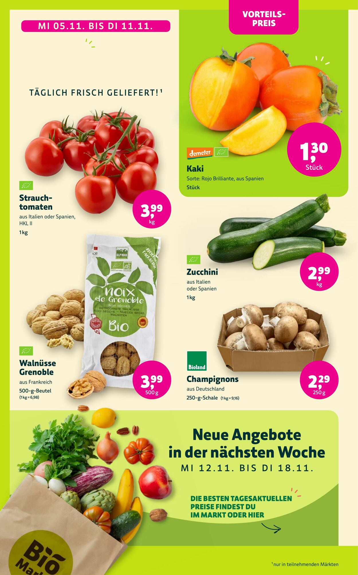 Prospekt Denns Biomarkt 05.11.2025 - 19.11.2025