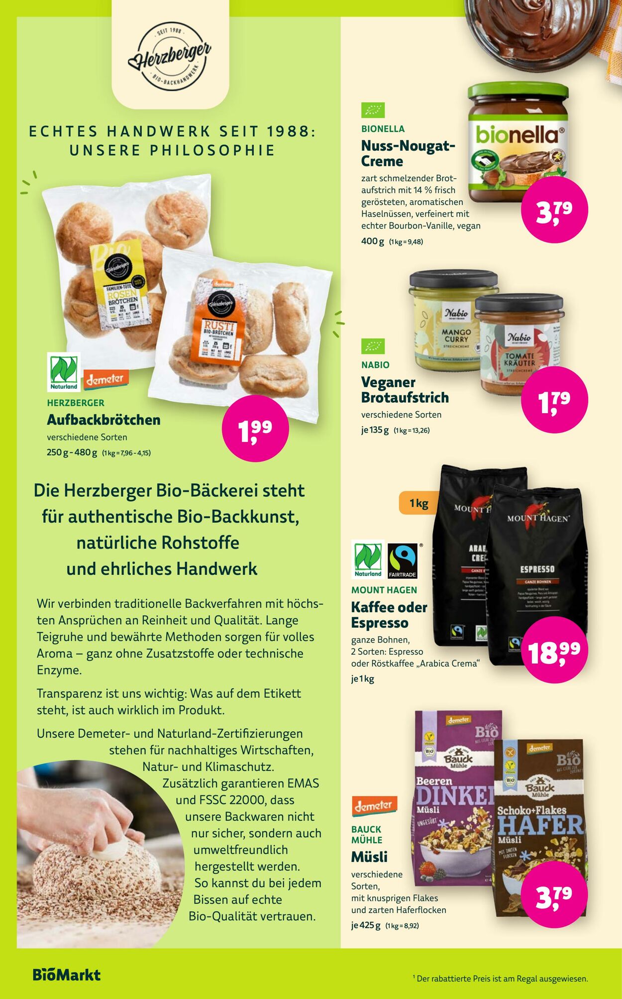 Prospekt Denns Biomarkt 11.03.2026 - 19.03.2026