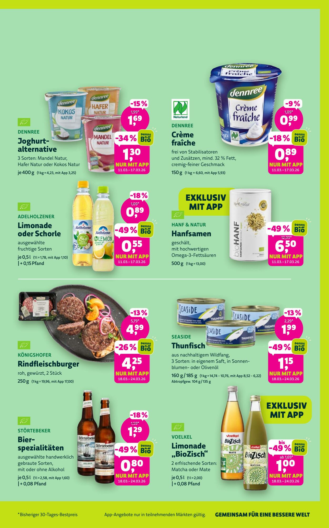 Prospekt Denns Biomarkt 11.03.2026 - 19.03.2026