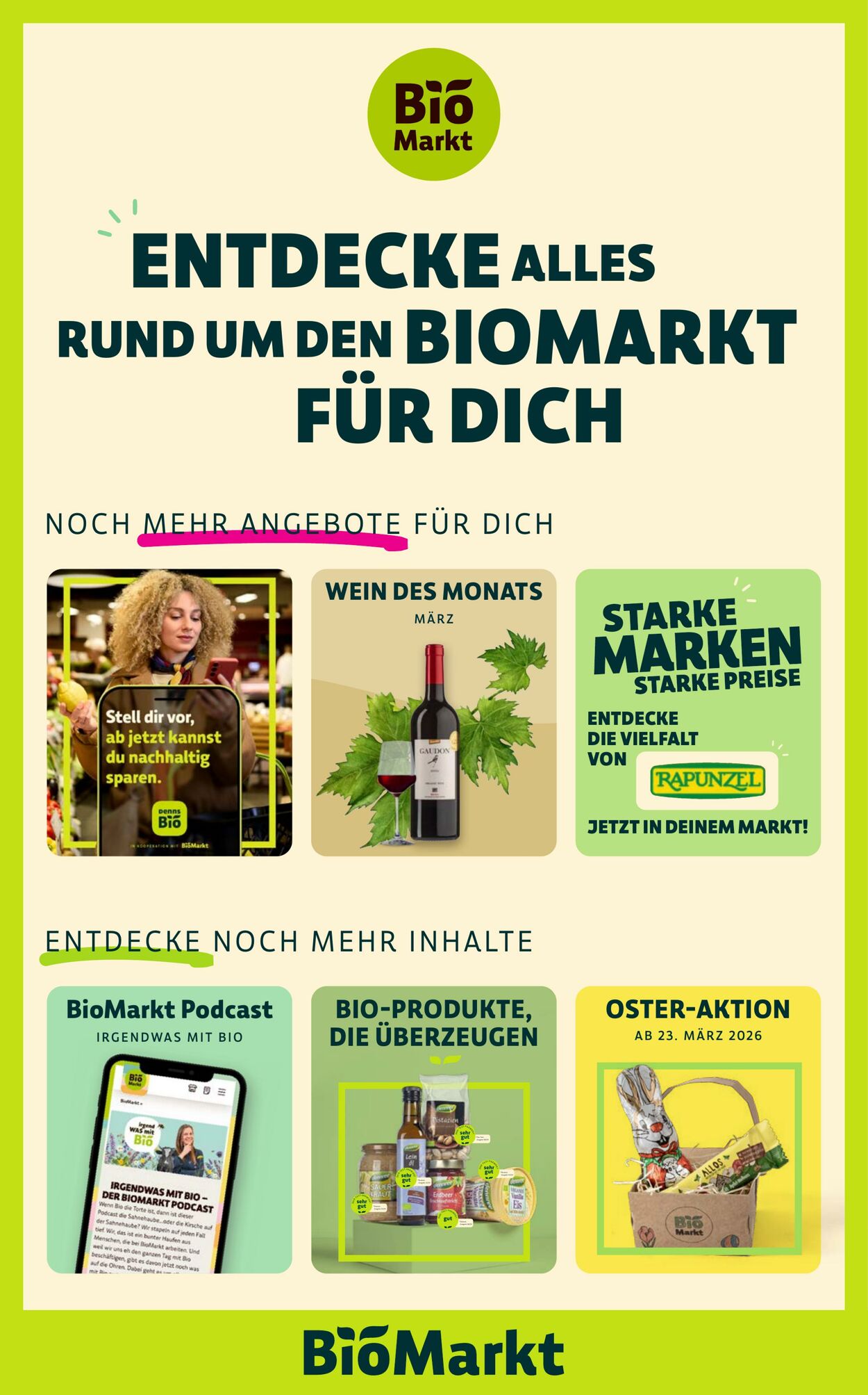Prospekt Denns Biomarkt 11.03.2026 - 19.03.2026