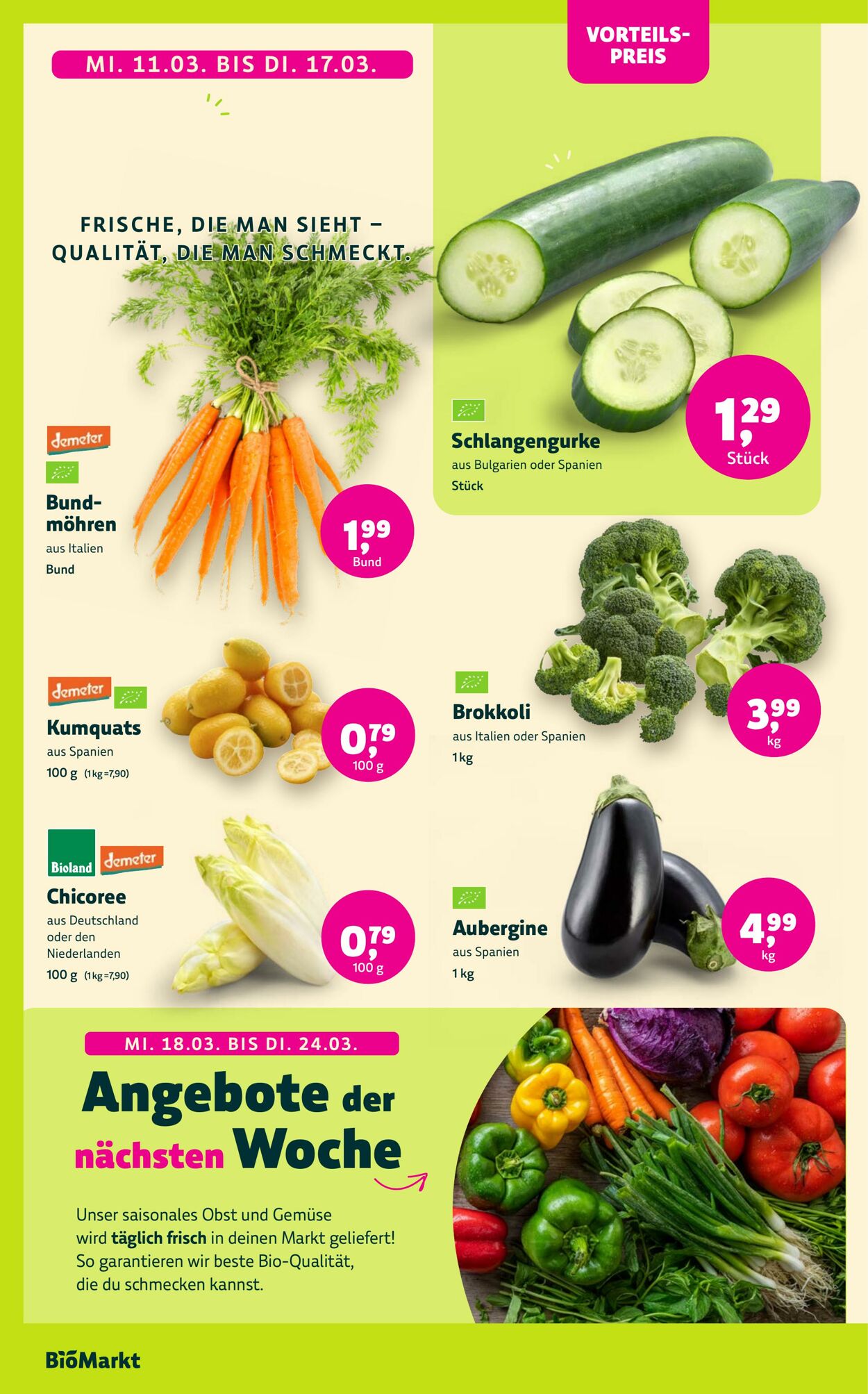 Prospekt Denns Biomarkt 11.03.2026 - 19.03.2026