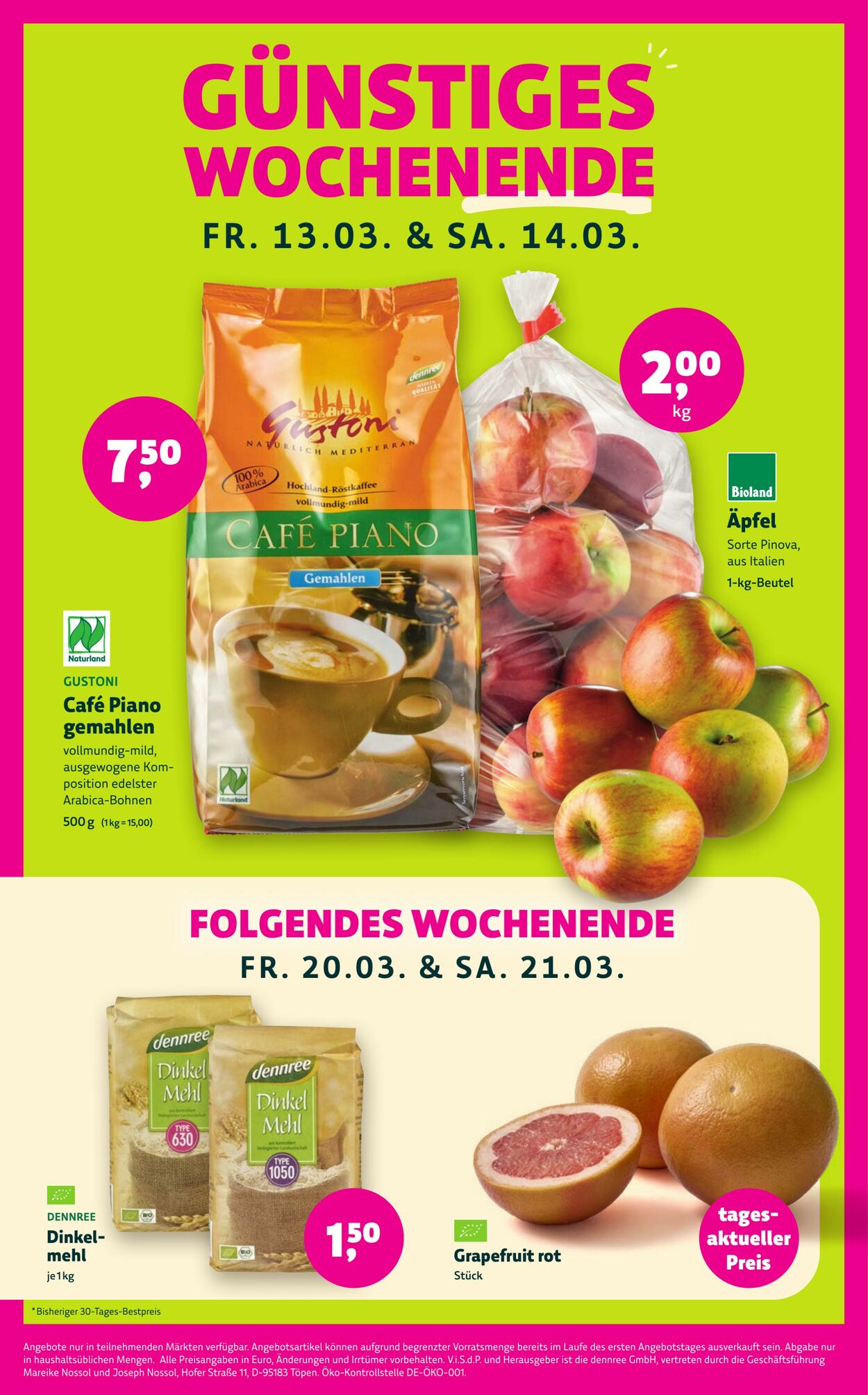 Prospekt Denns Biomarkt 11.03.2026 - 19.03.2026