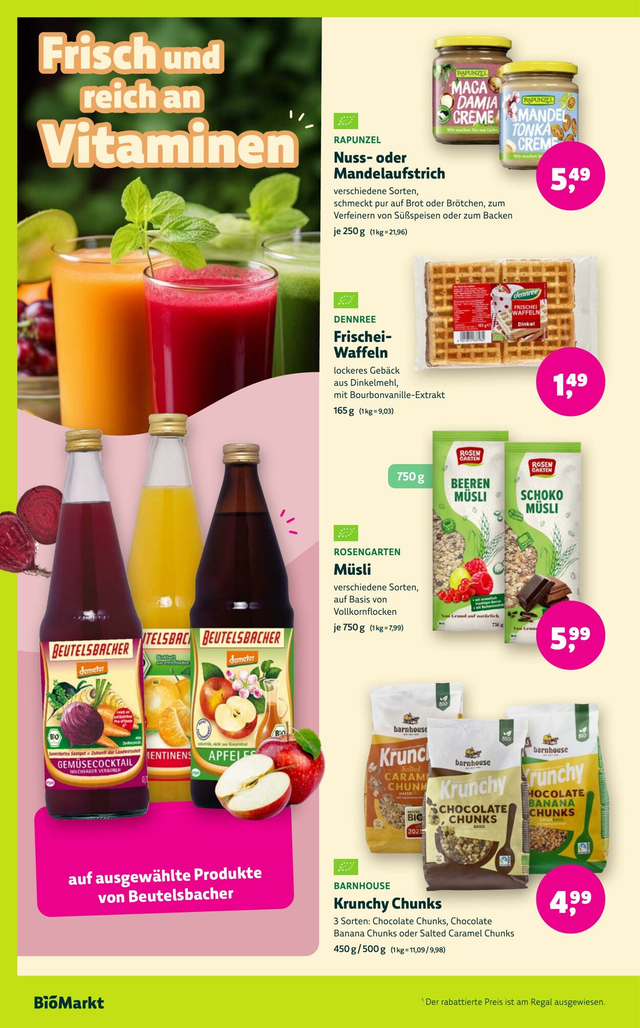 Prospekt Denns Biomarkt 02.06.2025 - 16.06.2025