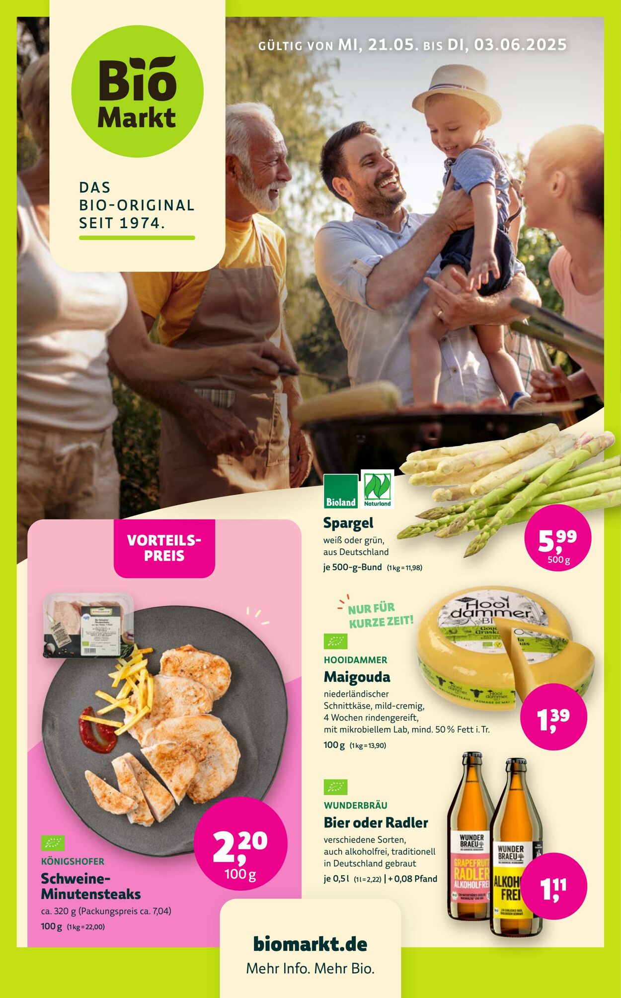 Prospekt Denns Biomarkt 02.06.2025 - 16.06.2025