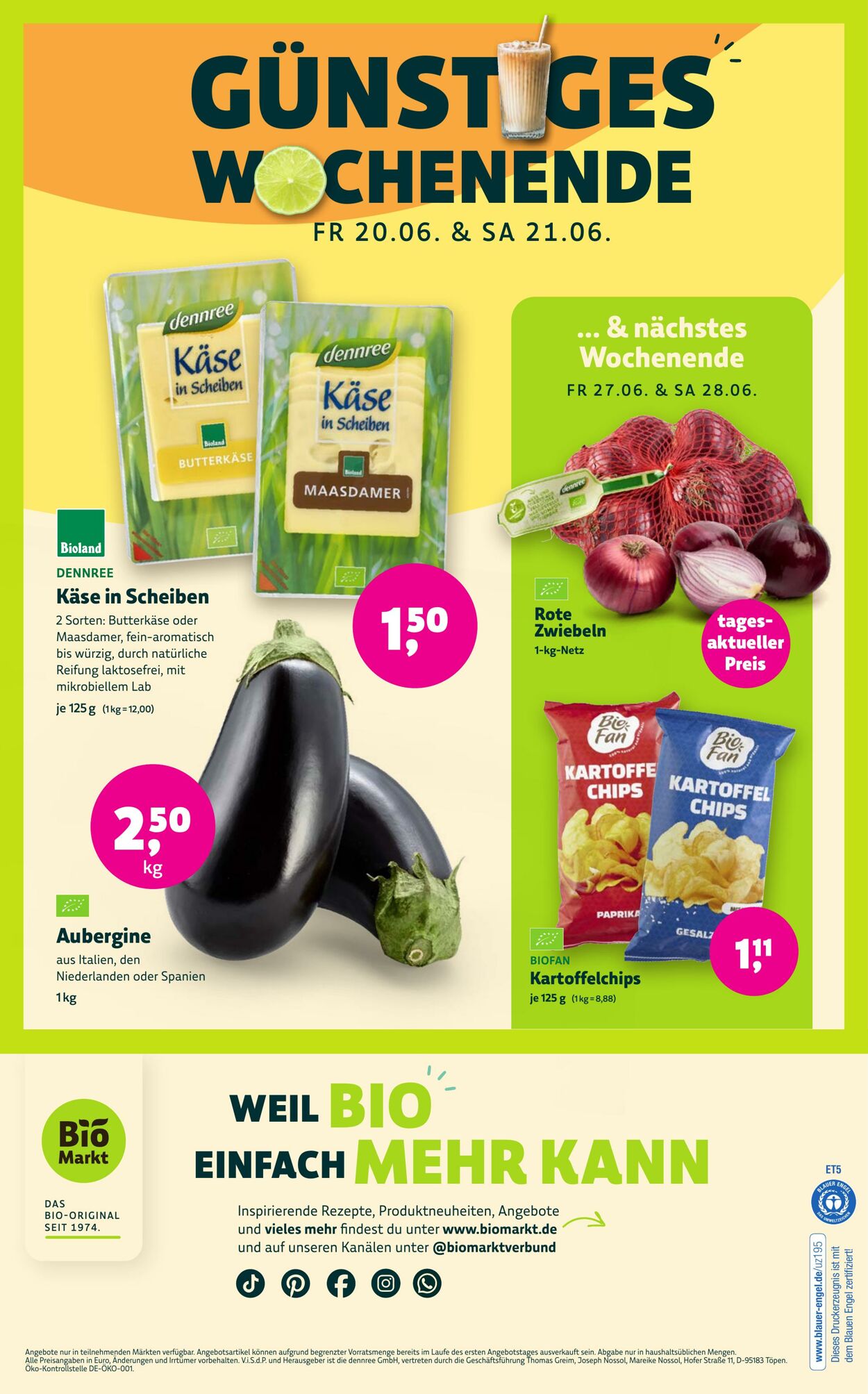 Prospekt Denns Biomarkt 18.06.2025 - 02.07.2025