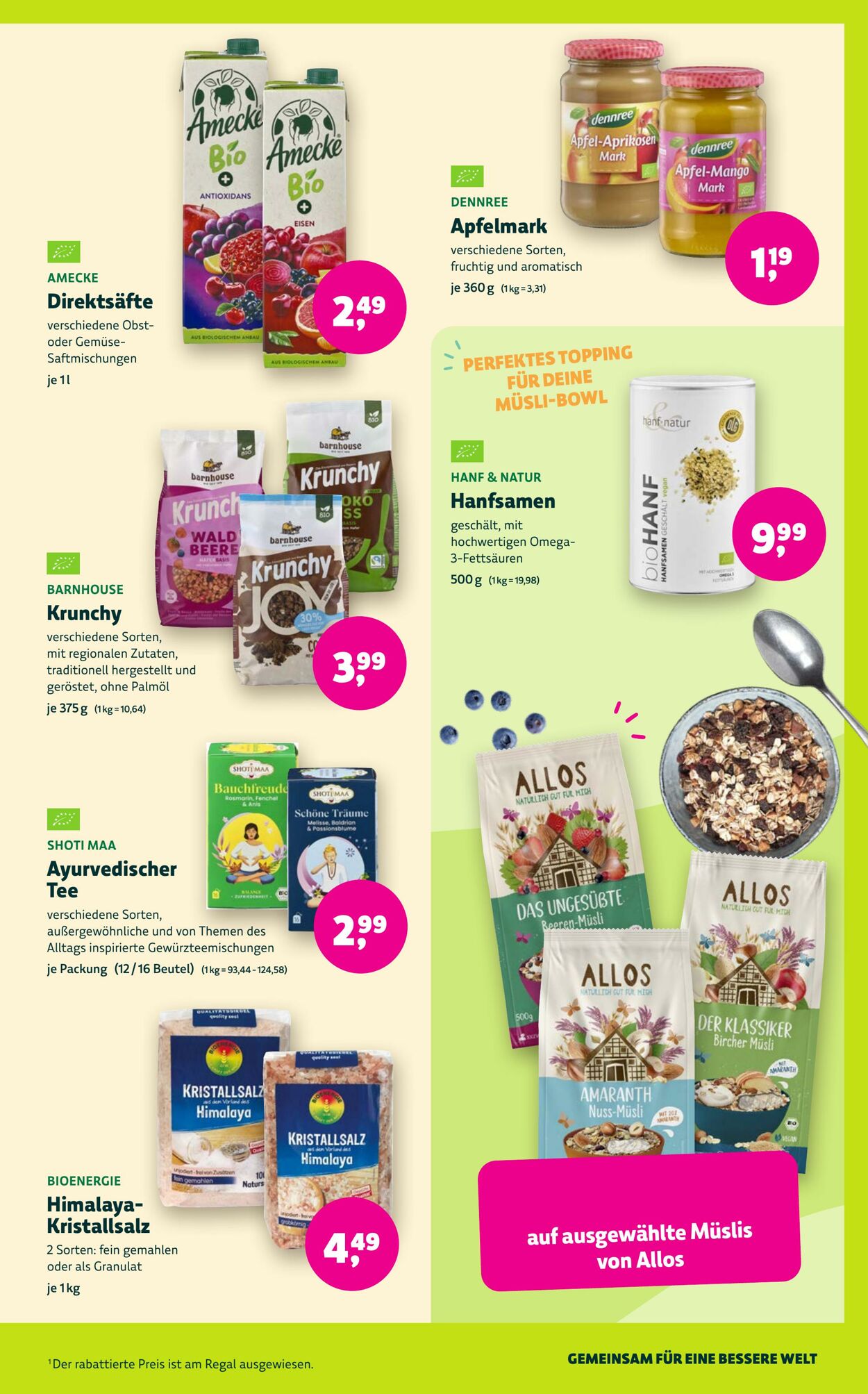 Prospekt Denns Biomarkt 27.08.2025 - 03.09.2025
