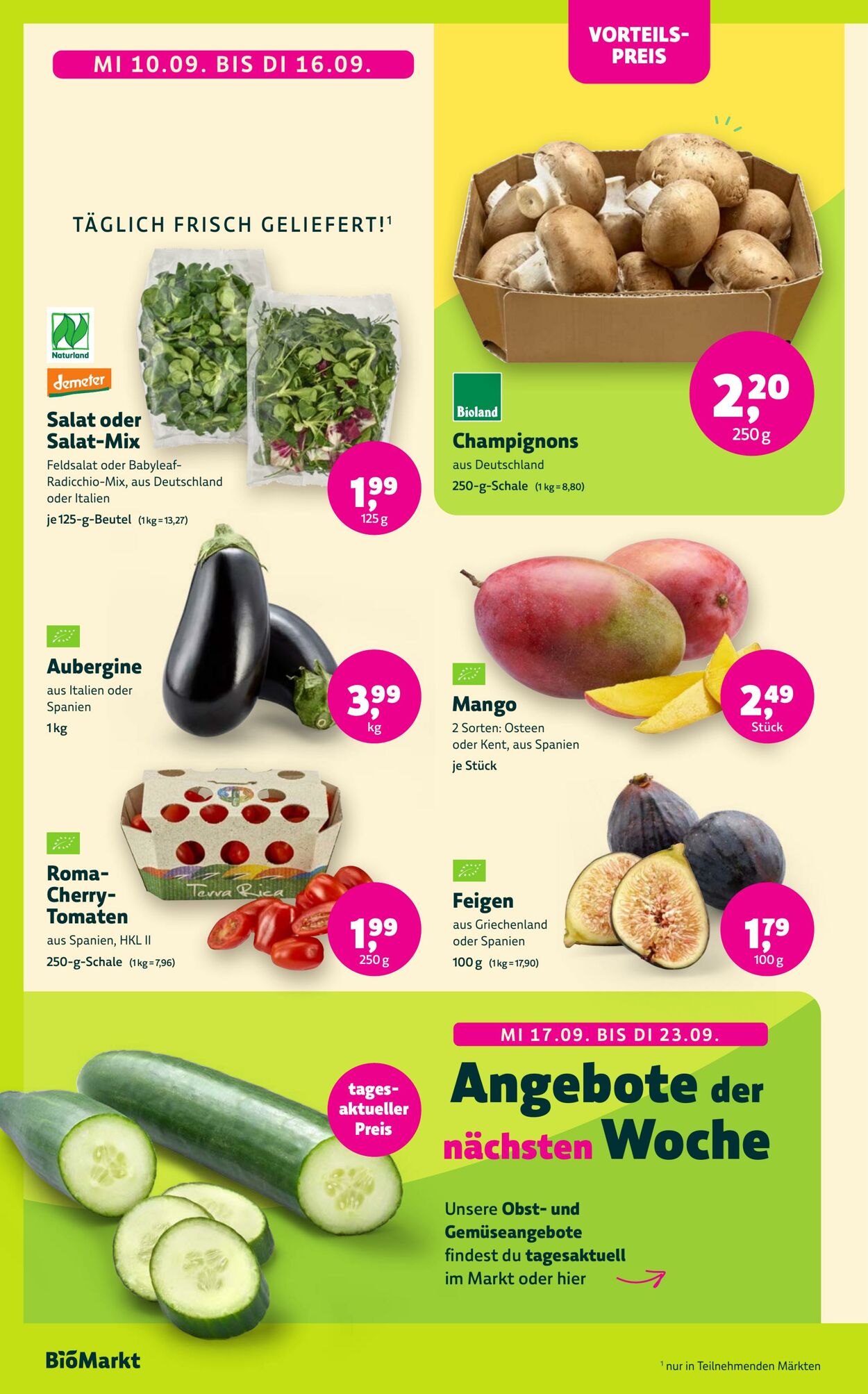 Prospekt Denns Biomarkt 10.09.2025 - 24.09.2025