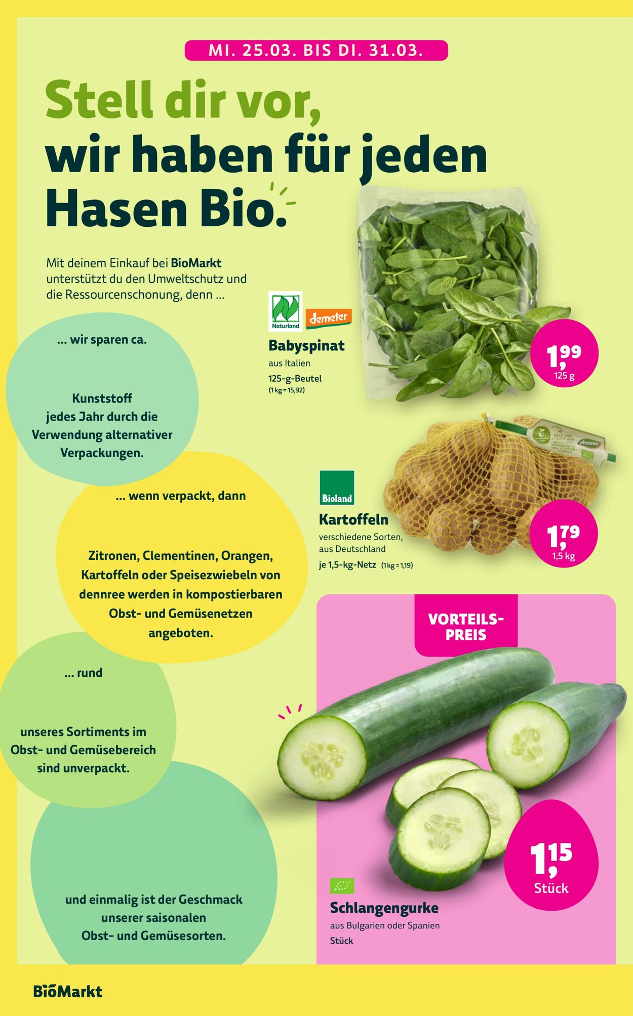 Prospekt Denns Biomarkt 25.03.2026 - 02.04.2026