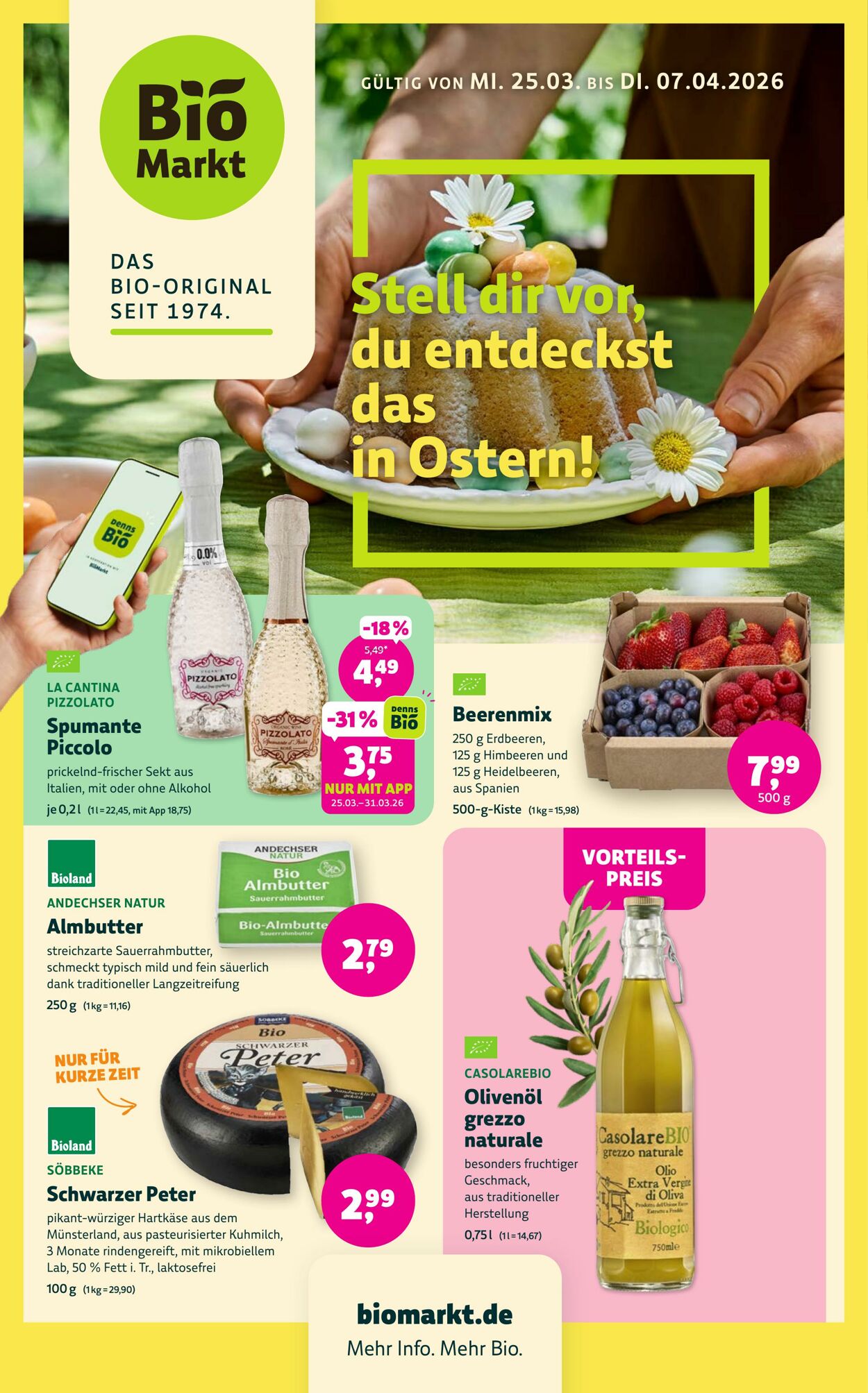Prospekt Denns Biomarkt 25.03.2026 - 02.04.2026