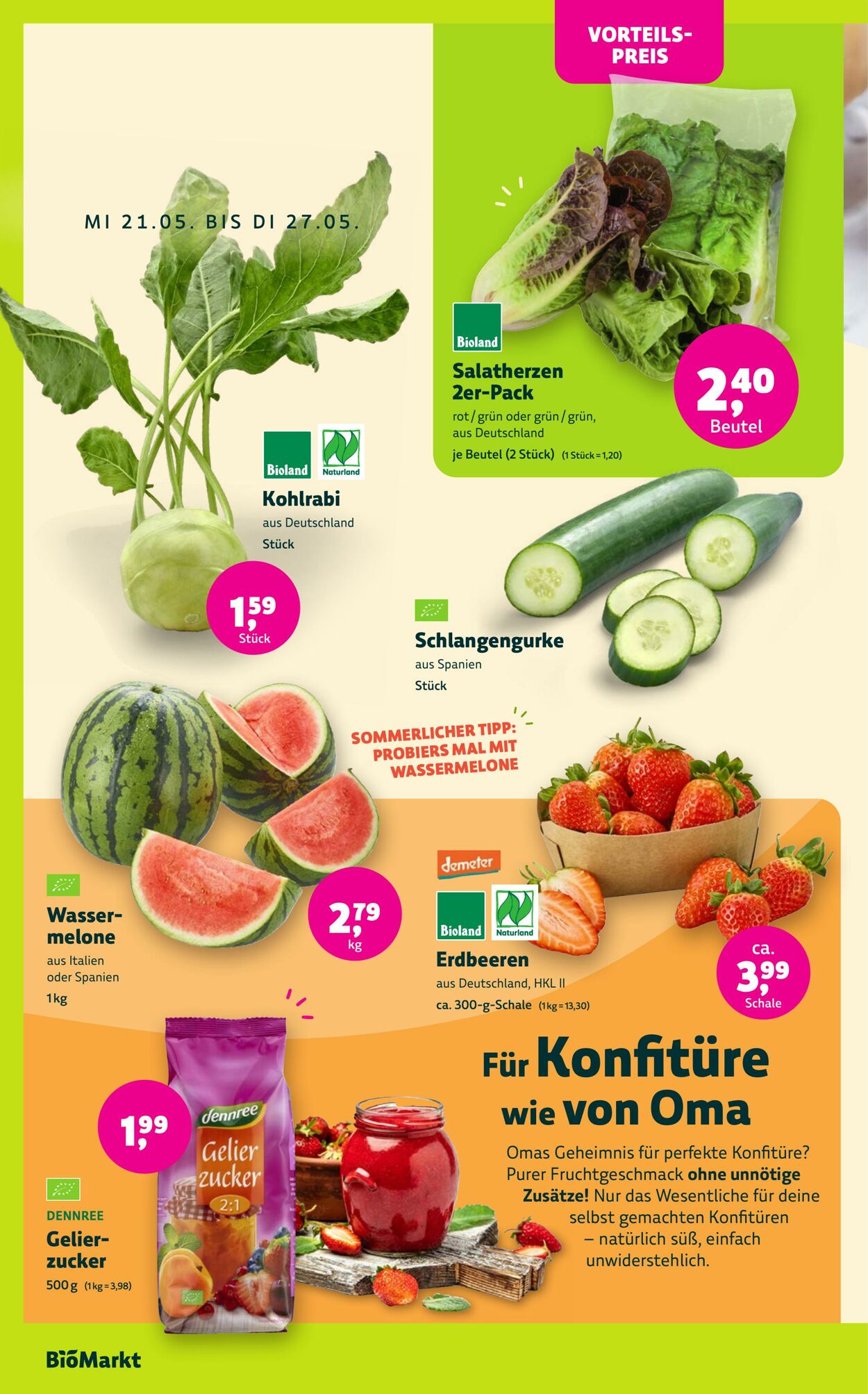 Prospekt Denns Biomarkt 21.05.2025 - 04.06.2025