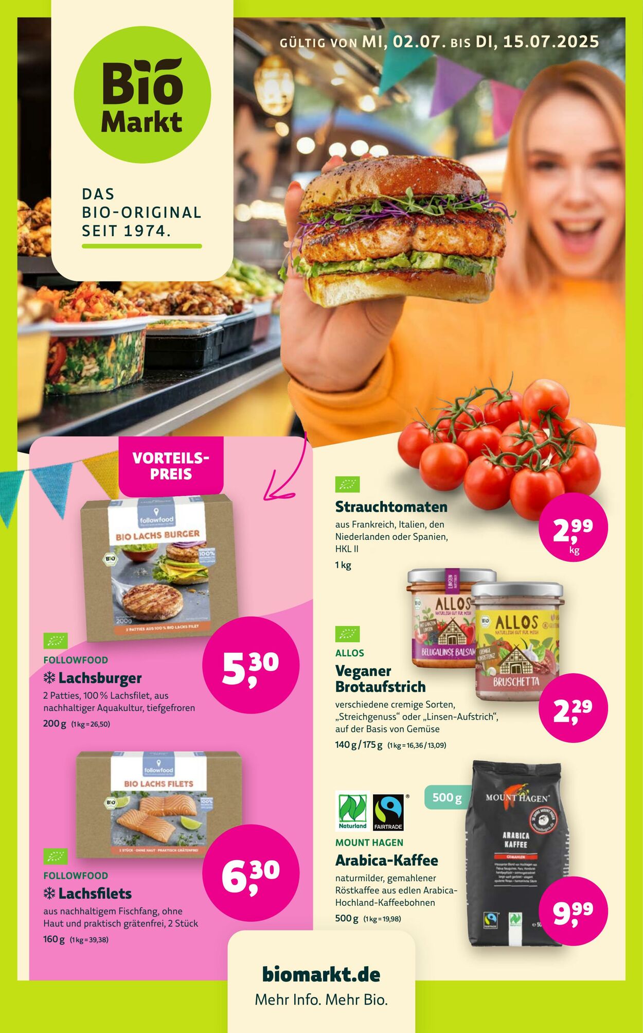Prospekt Denns Biomarkt 02.07.2025 - 16.07.2025