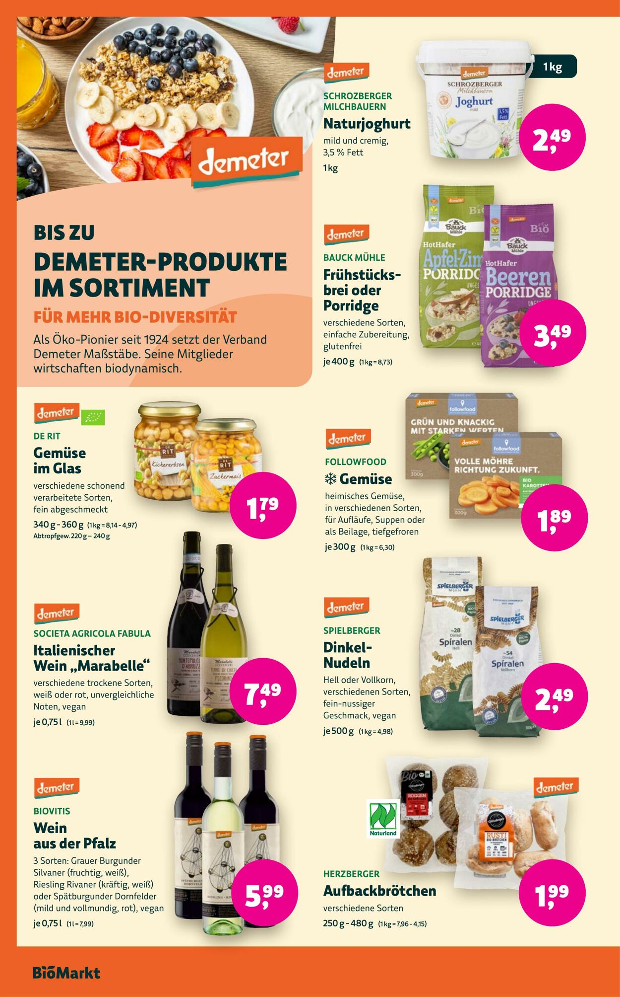 Prospekt Denns Biomarkt 09.10.2025 - 23.10.2025