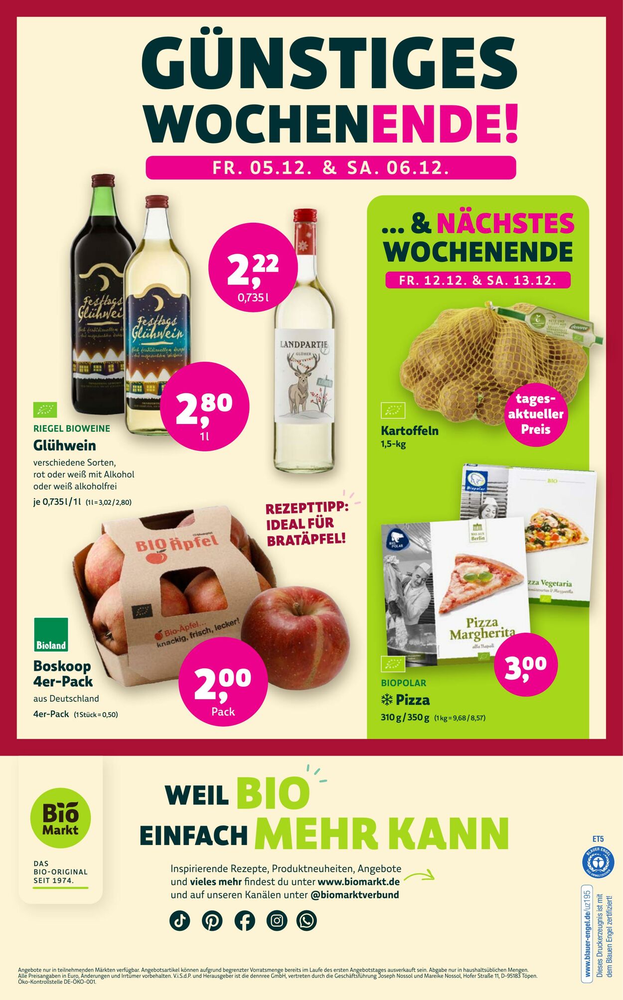 Prospekt Denns Biomarkt 09.12.2025 - 23.12.2025