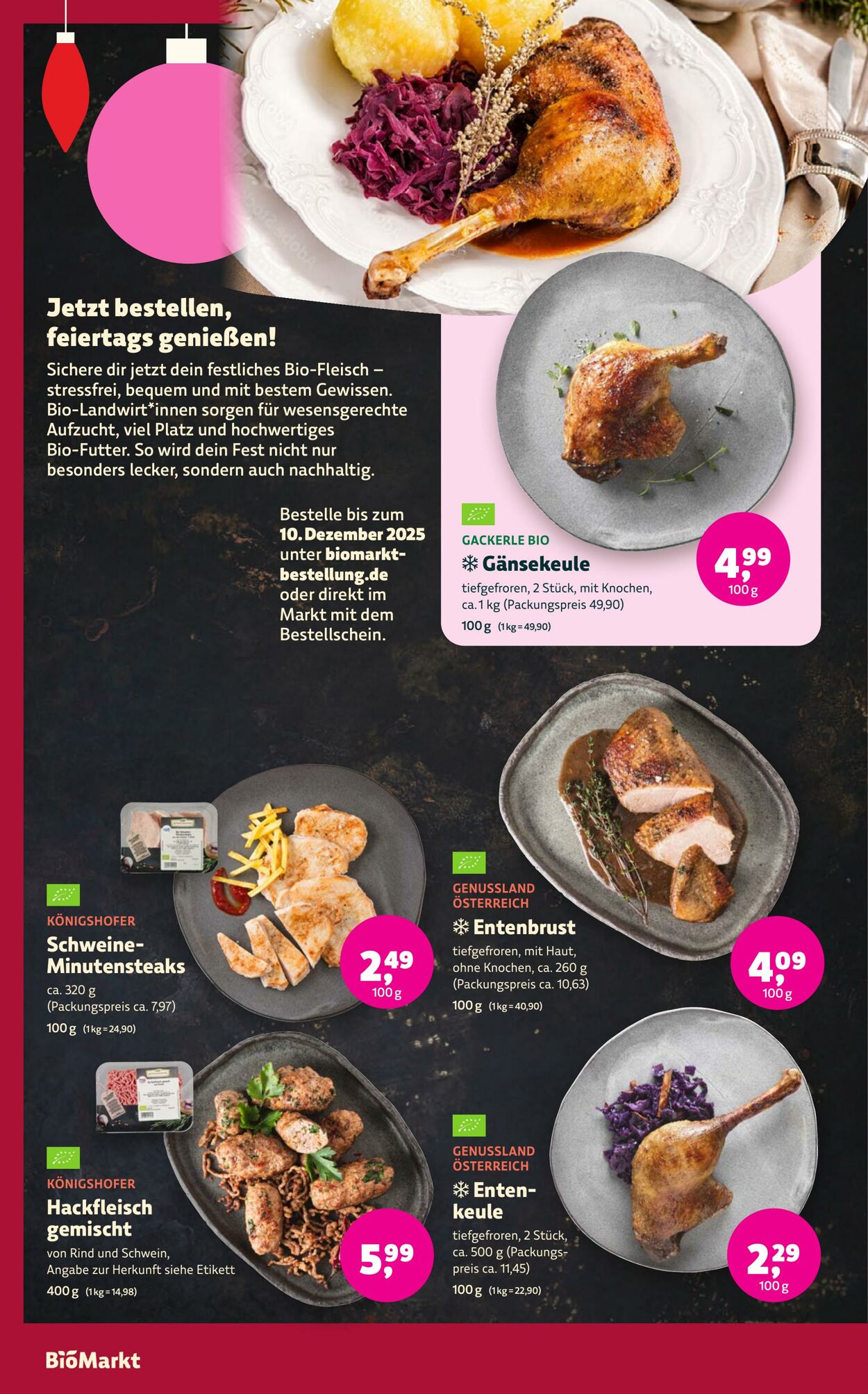 Prospekt Denns Biomarkt 09.12.2025 - 23.12.2025