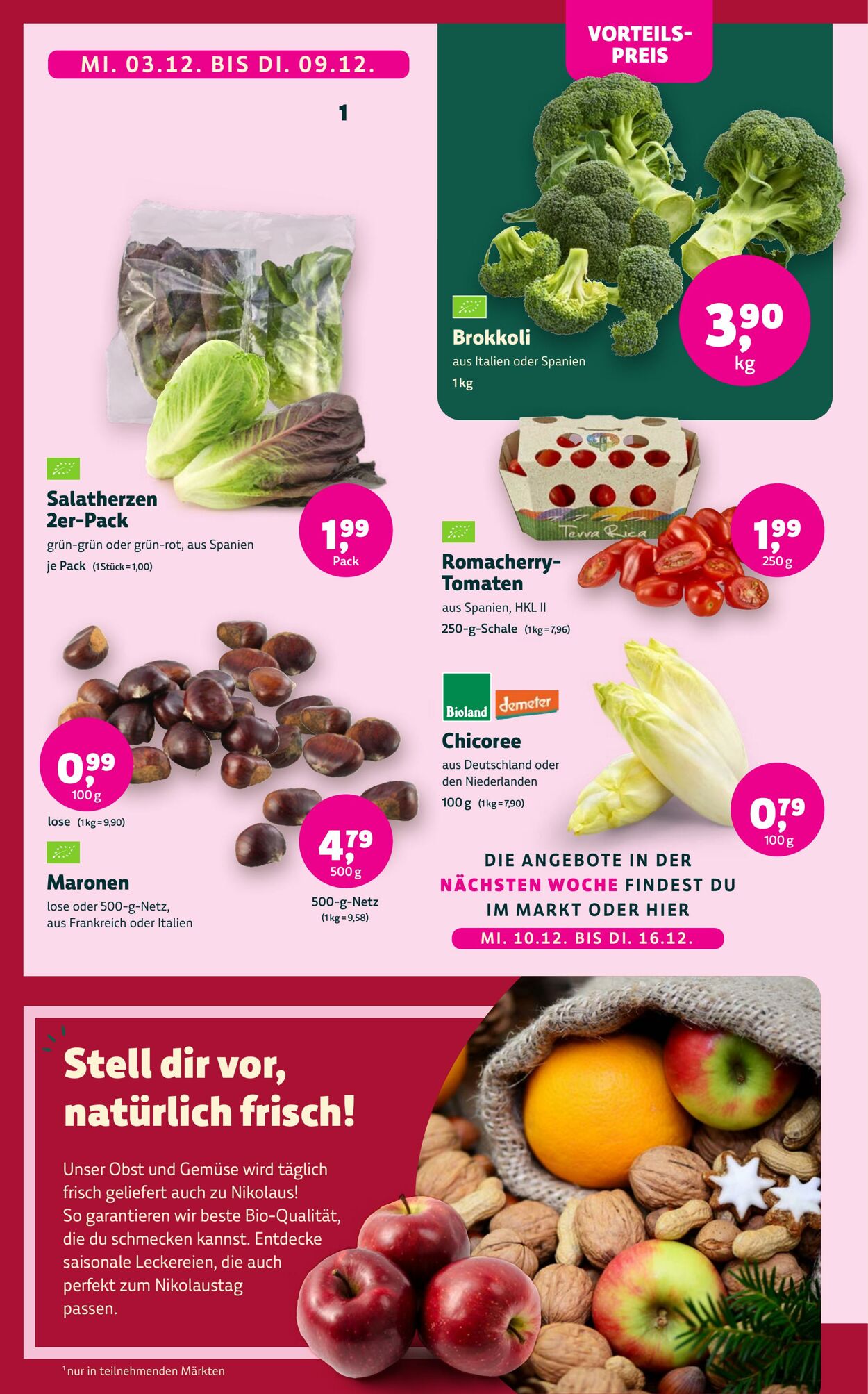 Prospekt Denns Biomarkt 09.12.2025 - 23.12.2025