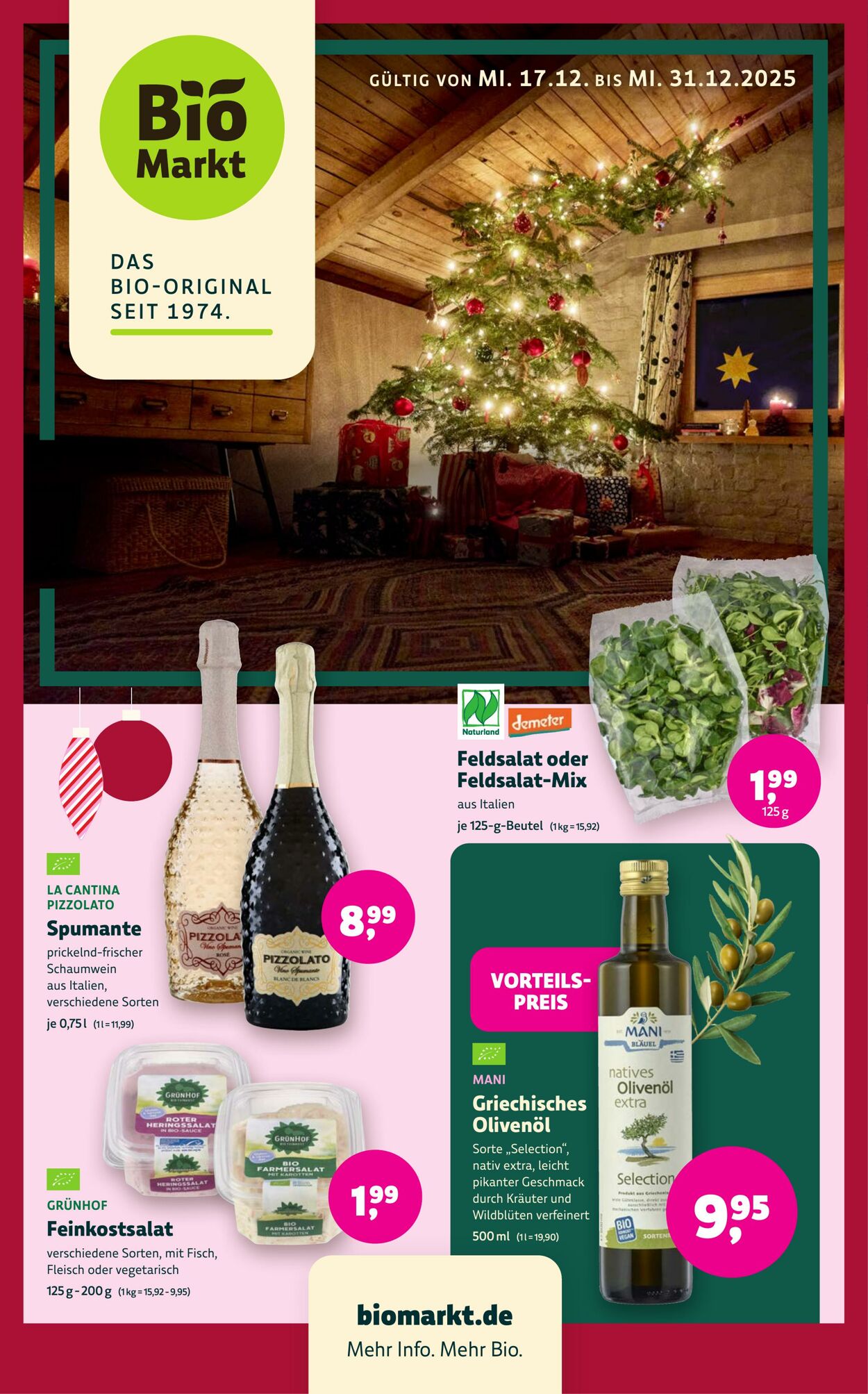 Prospekt Denns Biomarkt 17.12.2025 - 31.12.2025