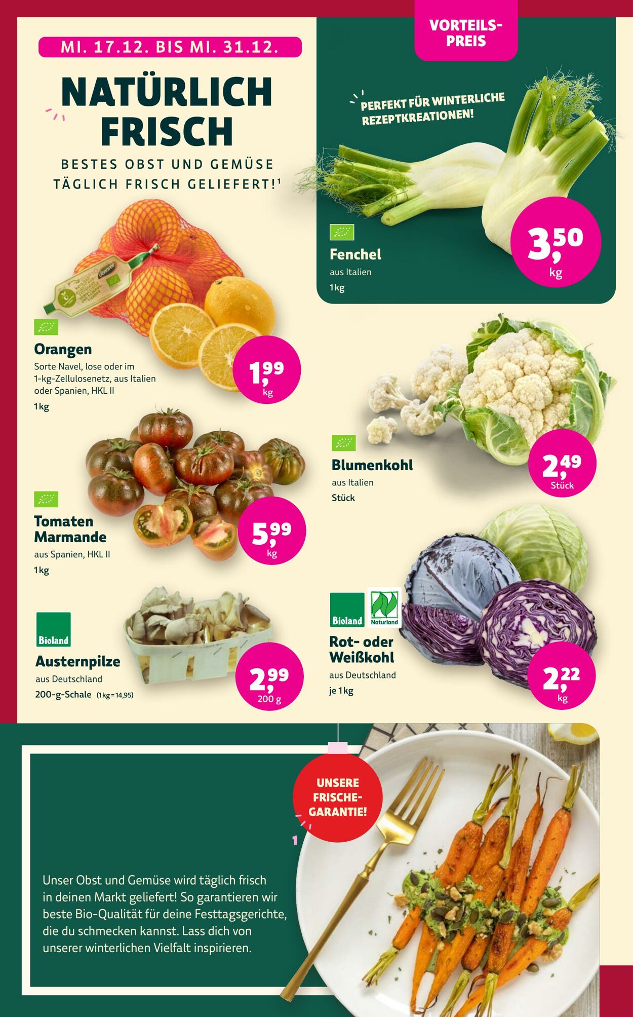 Prospekt Denns Biomarkt 17.12.2025 - 31.12.2025