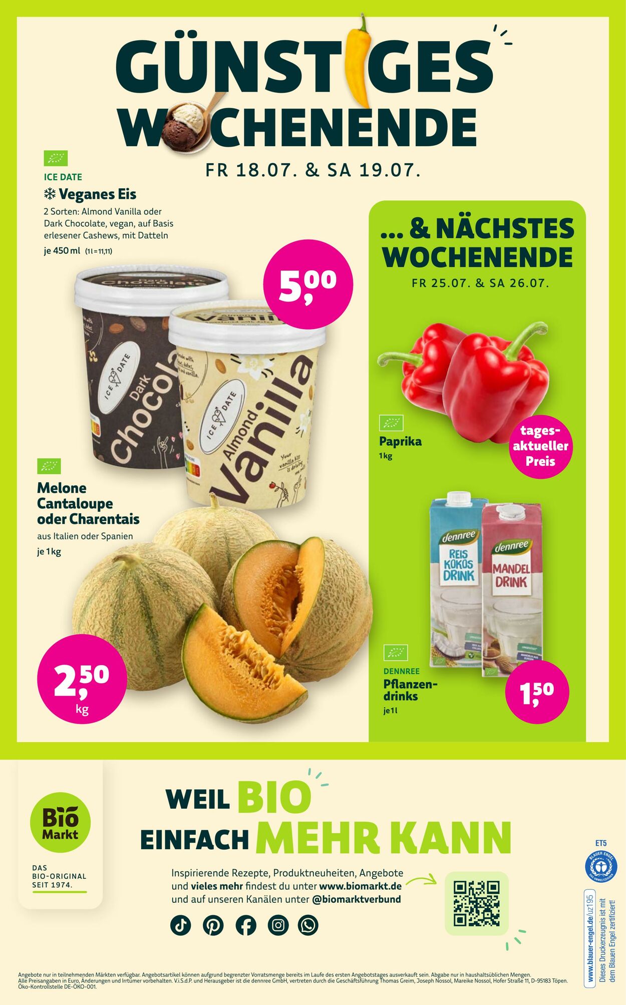 Prospekt Denns Biomarkt 16.07.2025 - 30.07.2025
