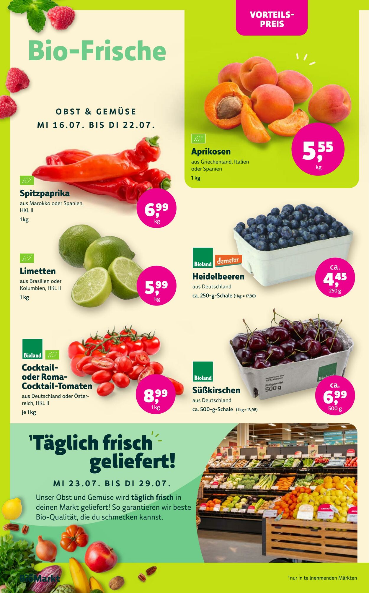 Prospekt Denns Biomarkt 16.07.2025 - 30.07.2025