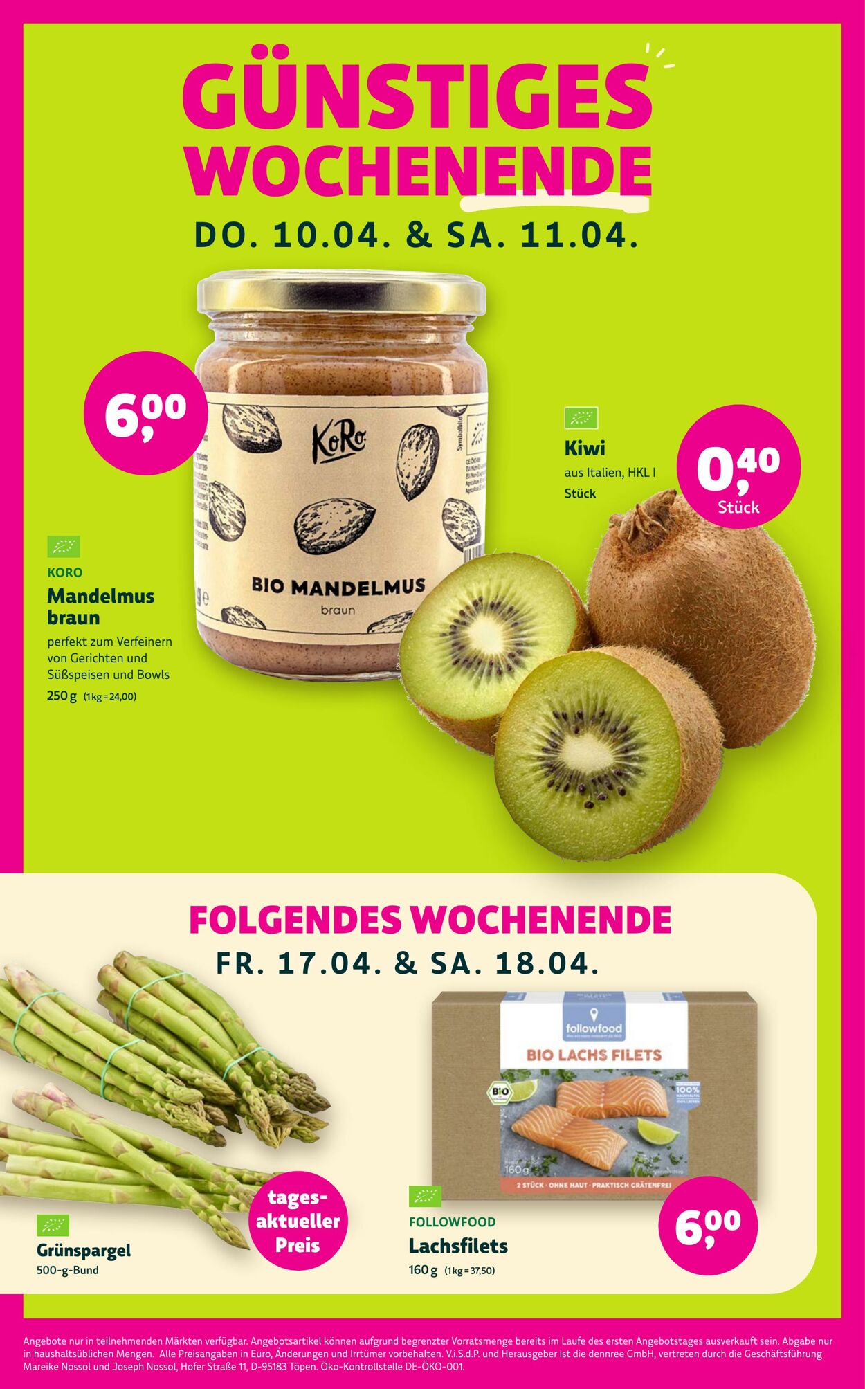 Prospekt Denns Biomarkt 08.04.2026 - 16.04.2026
