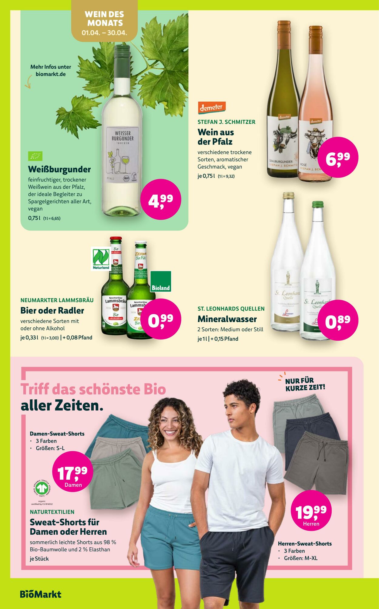 Prospekt Denns Biomarkt 08.04.2026 - 16.04.2026