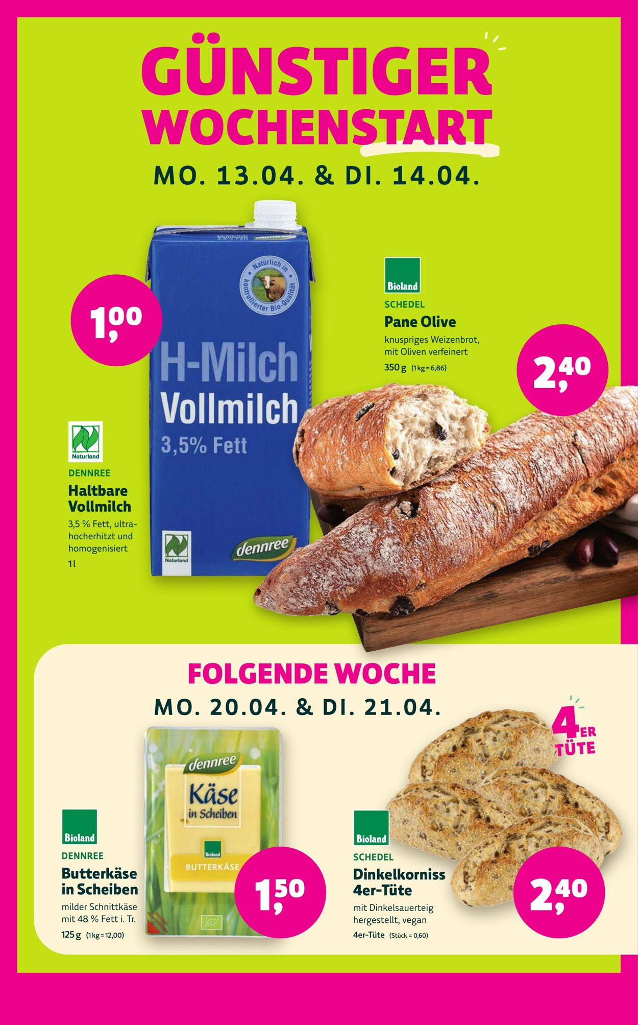 Prospekt Denns Biomarkt 08.04.2026 - 16.04.2026