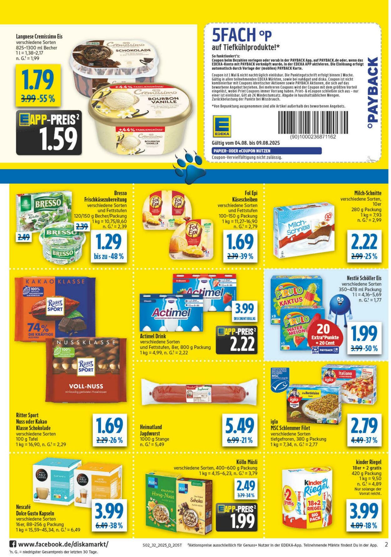 Prospekt Diska 04.08.2025 - 09.08.2025