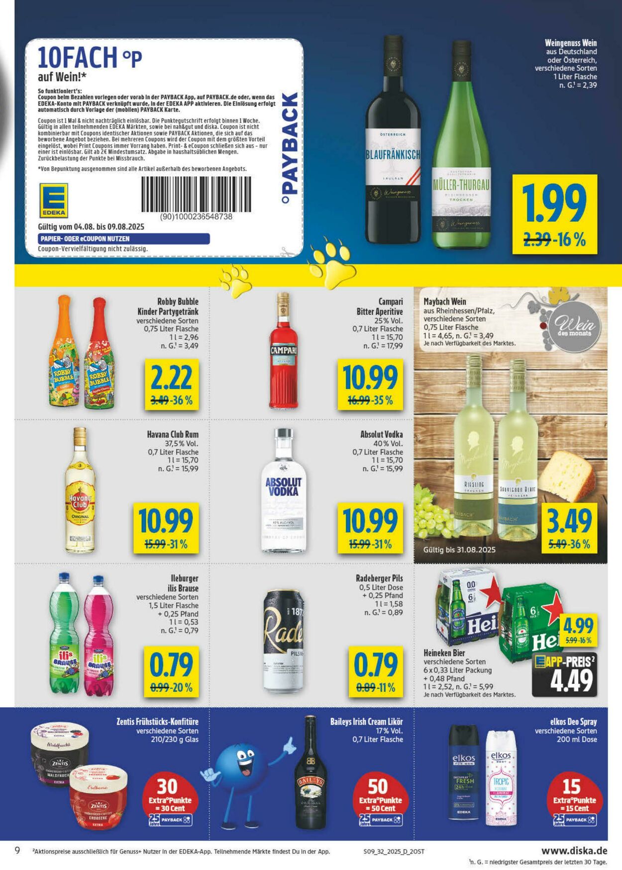Prospekt Diska 04.08.2025 - 09.08.2025