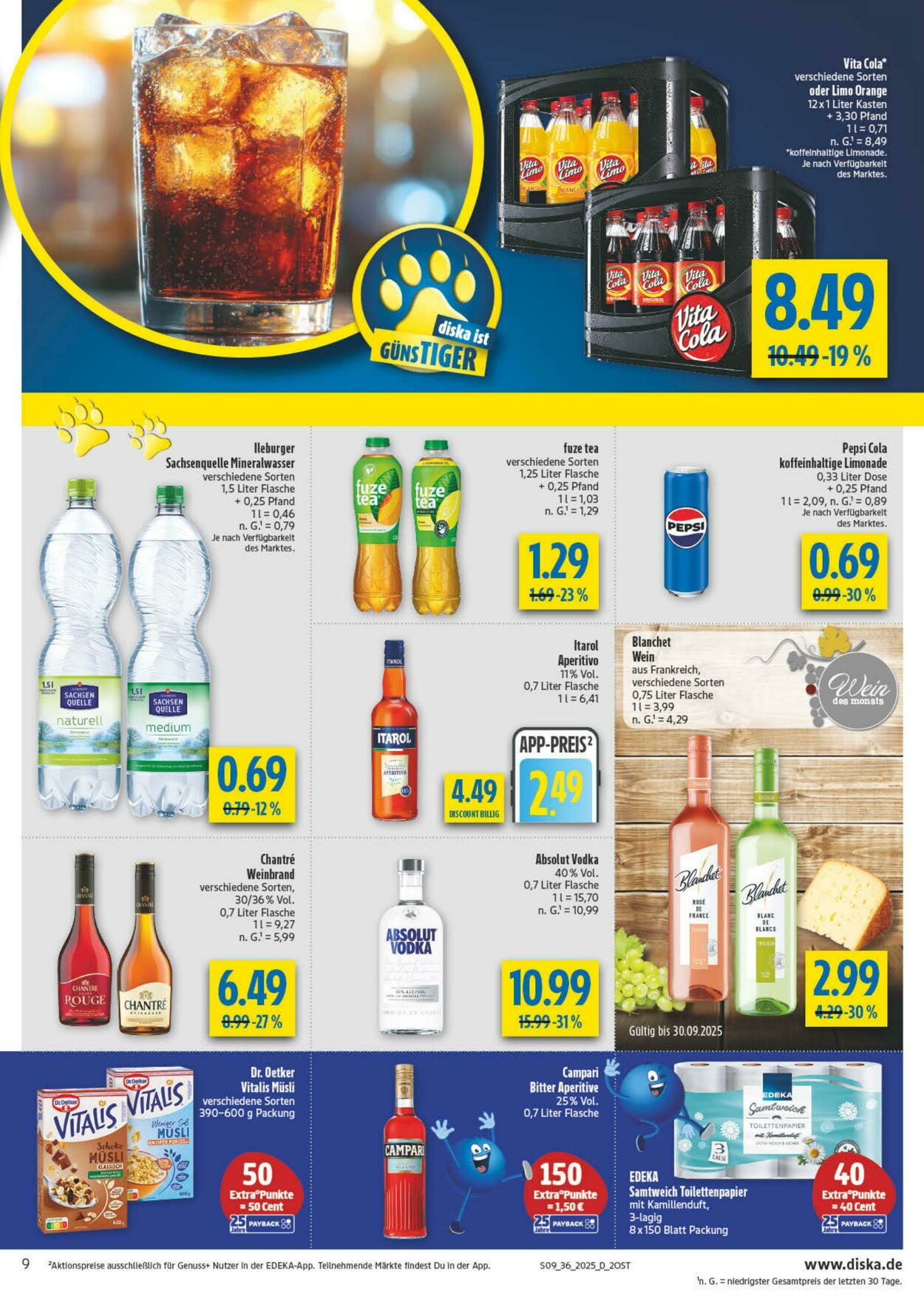 Prospekt Diska 01.09.2025 - 06.09.2025