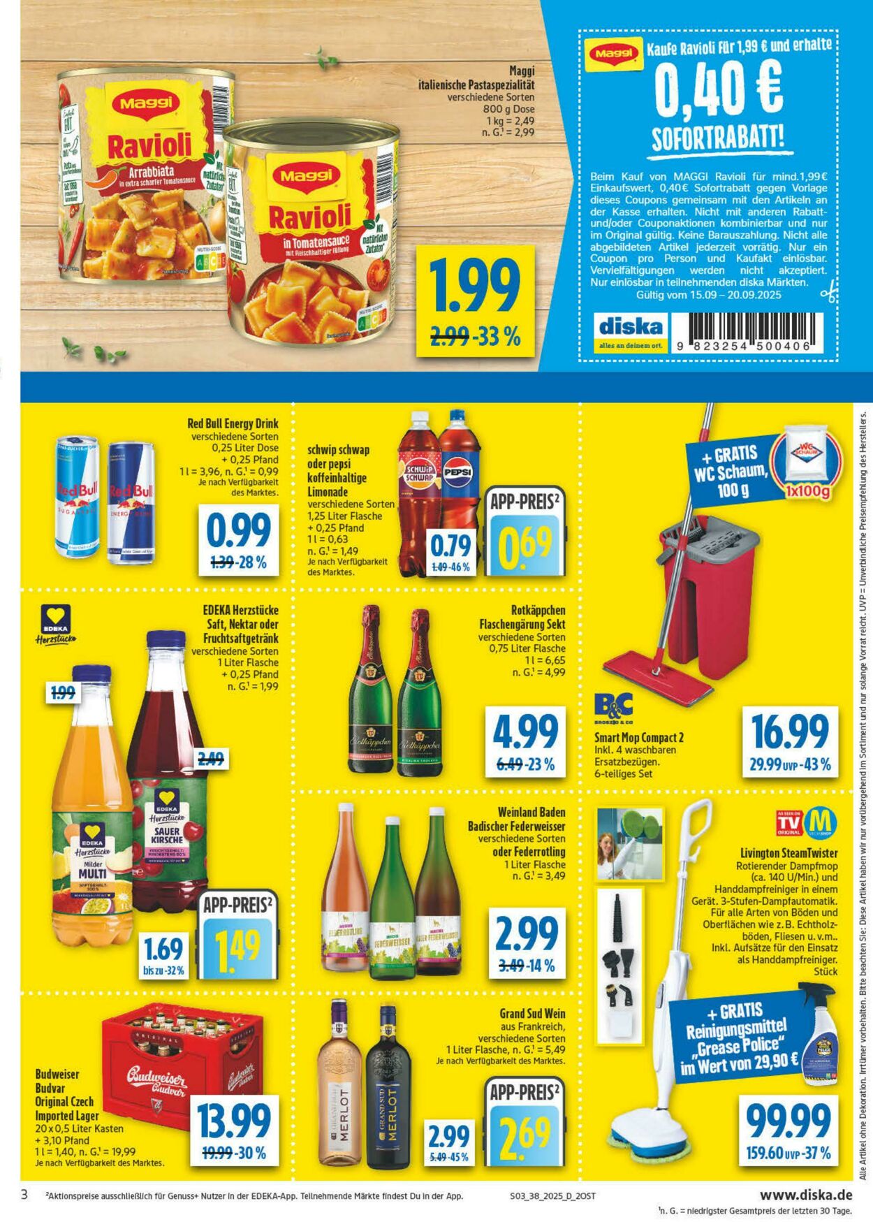 Prospekt Diska 15.09.2025 - 20.09.2025