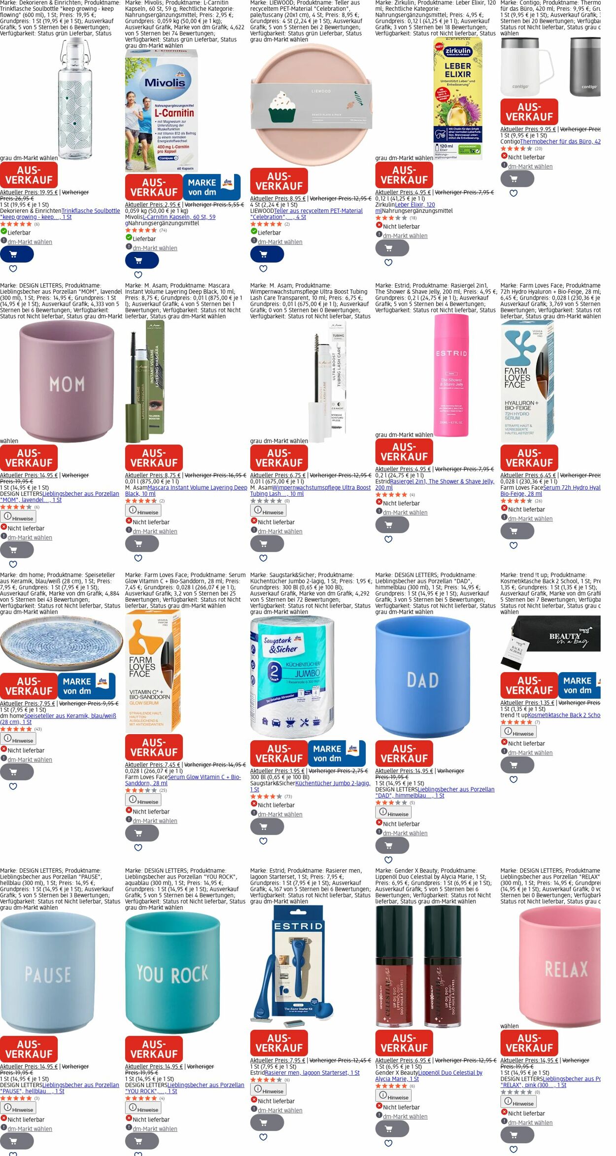 Prospekt dm-drogerie markt 27.10.2025 - 05.11.2025
