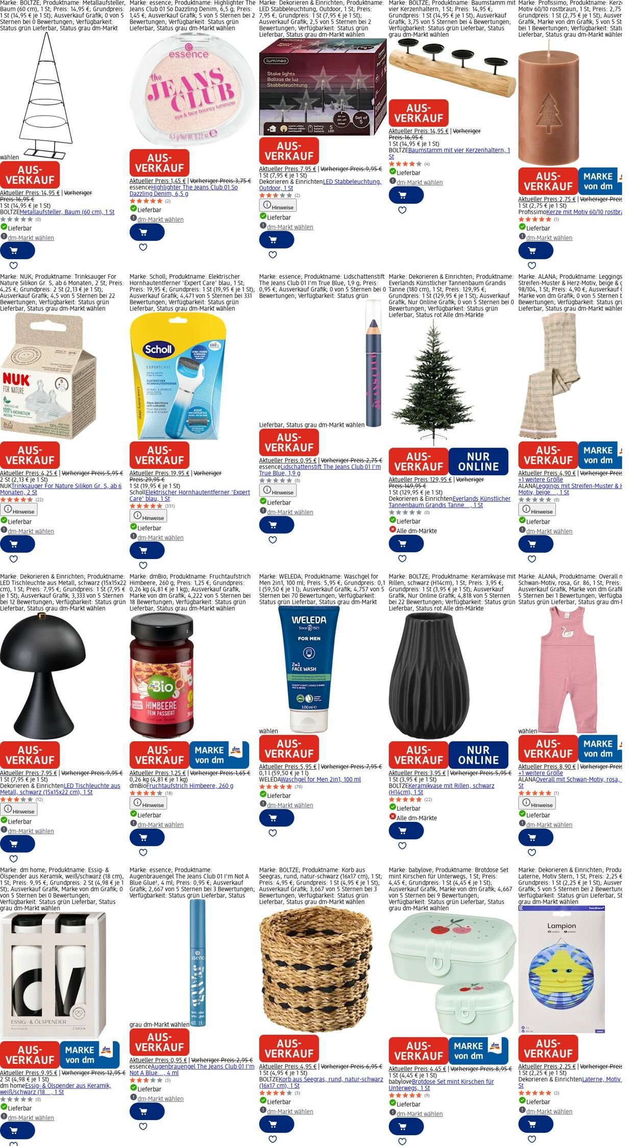 Prospekt dm-drogerie markt 22.12.2025 - 31.12.2025