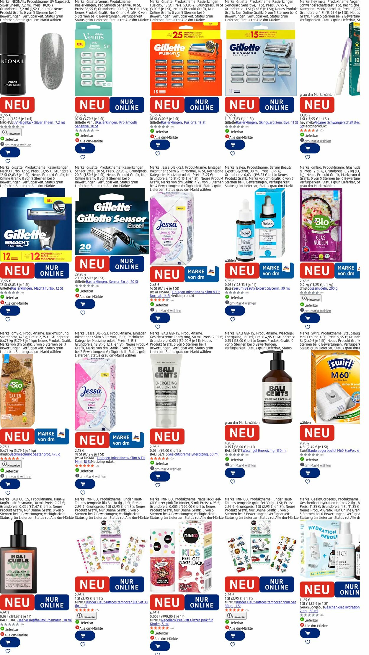 Prospekt dm-drogerie markt 22.12.2025 - 31.12.2025