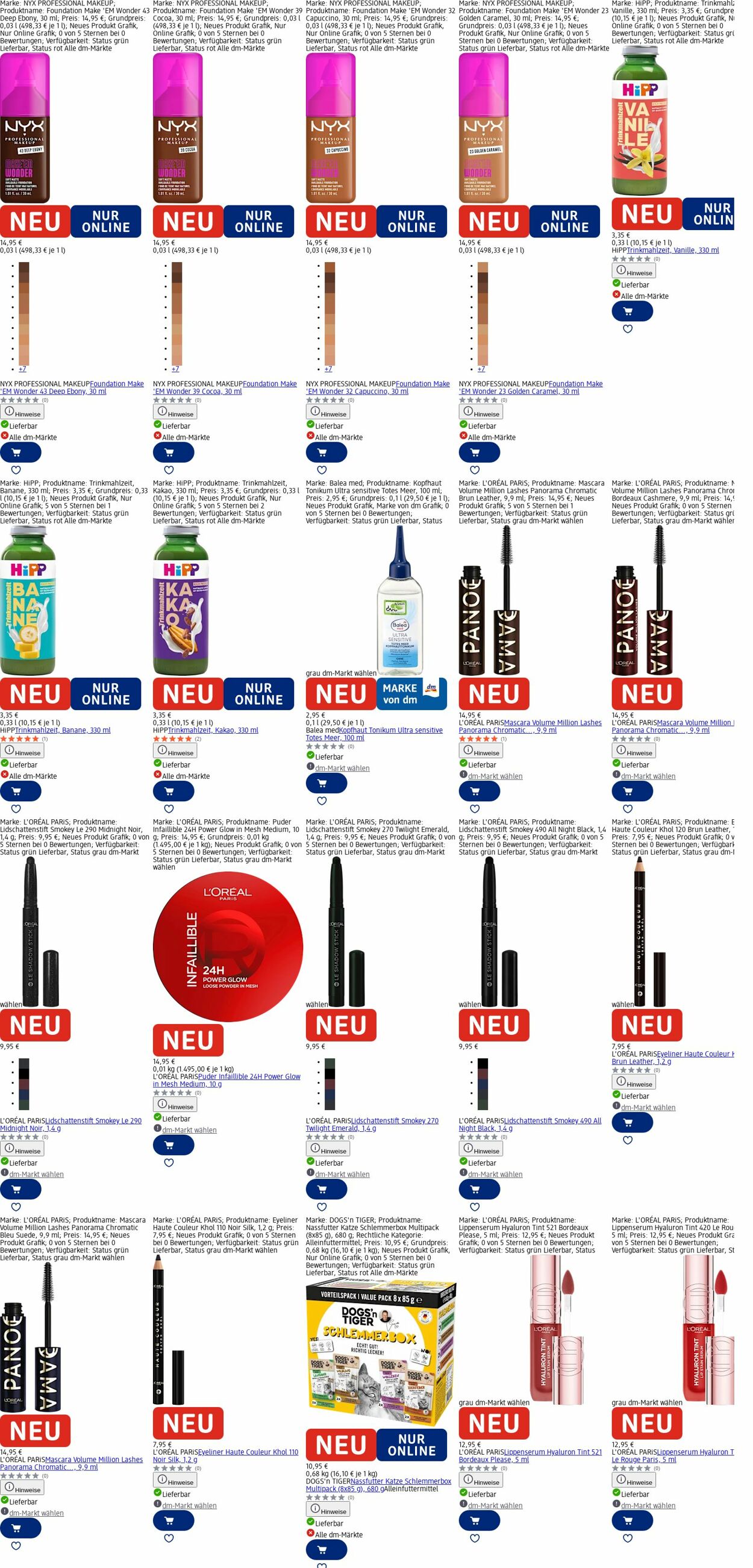 Prospekt dm-drogerie markt 22.12.2025 - 31.12.2025