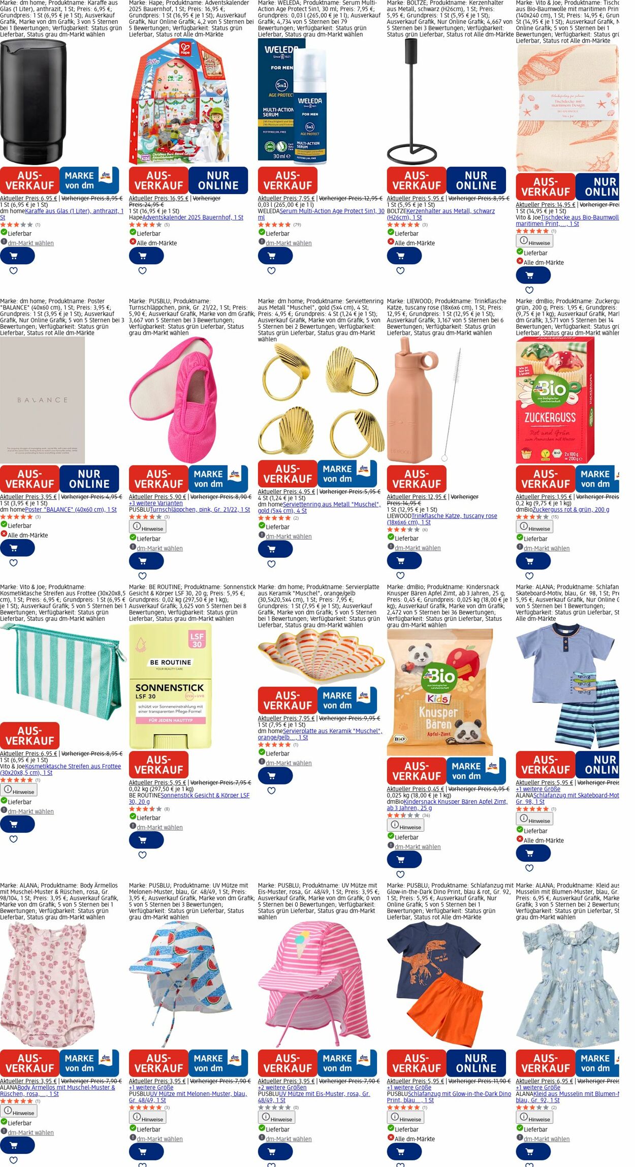 Prospekt dm-drogerie markt 22.12.2025 - 31.12.2025