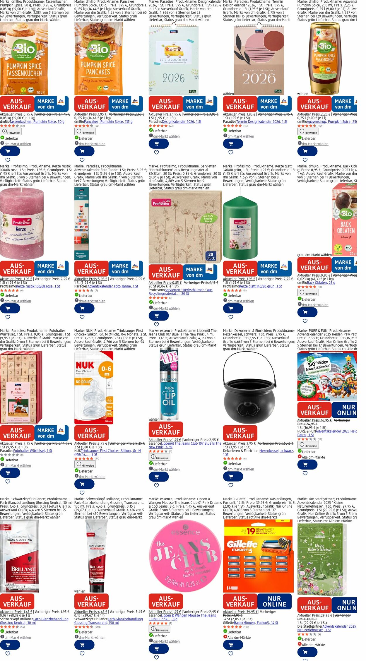 Prospekt dm-drogerie markt 22.12.2025 - 31.12.2025