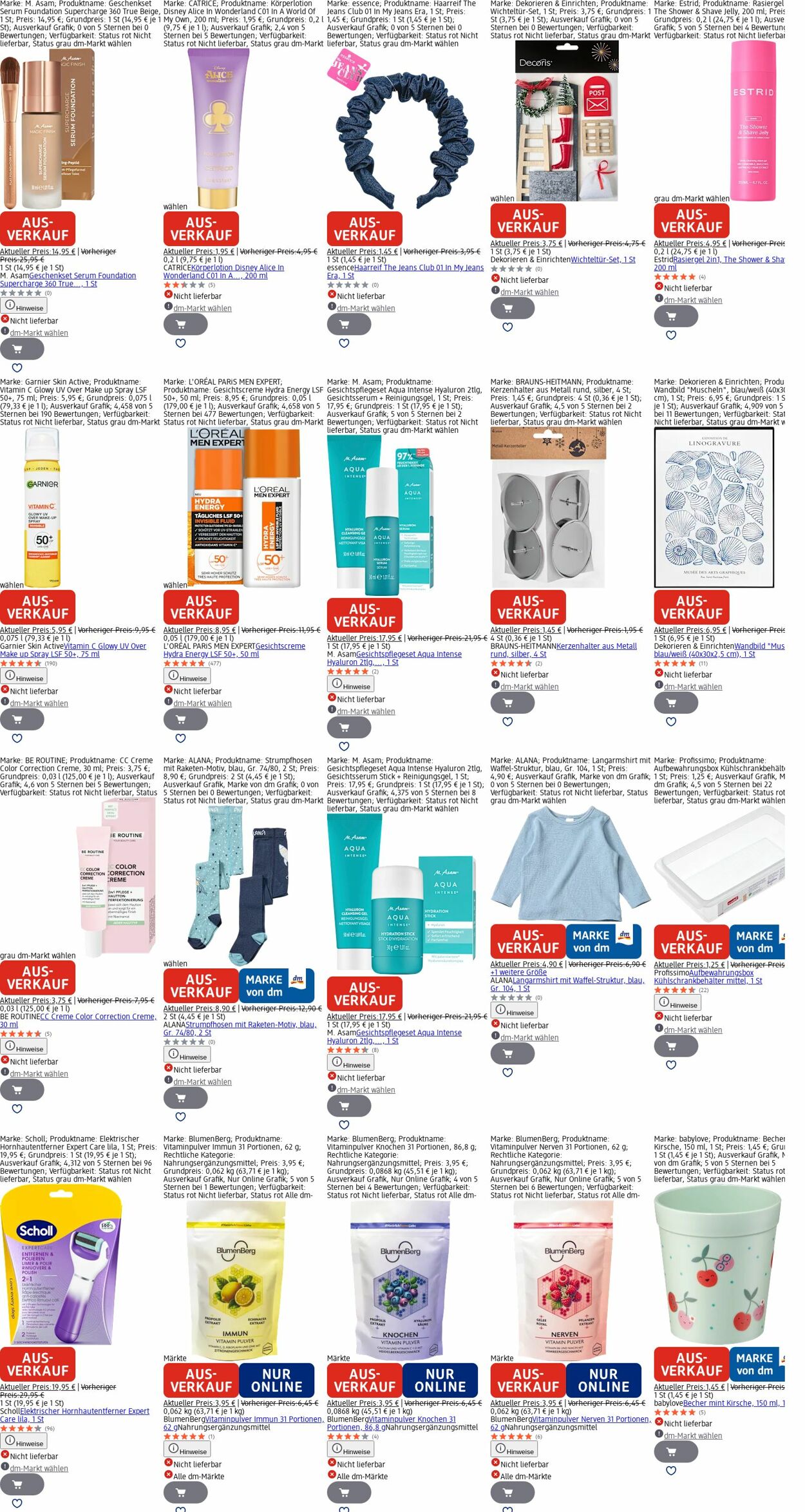 Prospekt dm-drogerie markt 22.12.2025 - 31.12.2025
