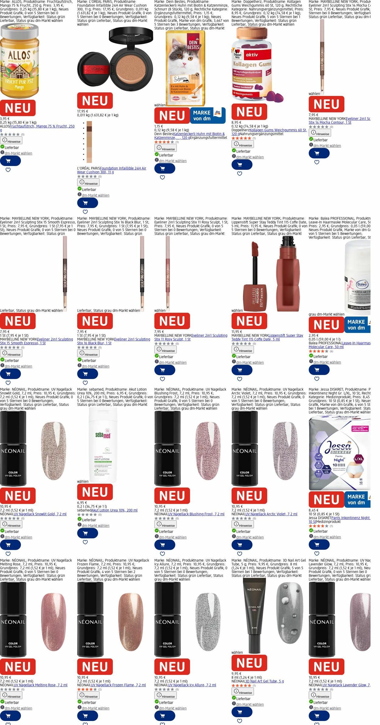 Prospekt dm-drogerie markt 22.12.2025 - 31.12.2025