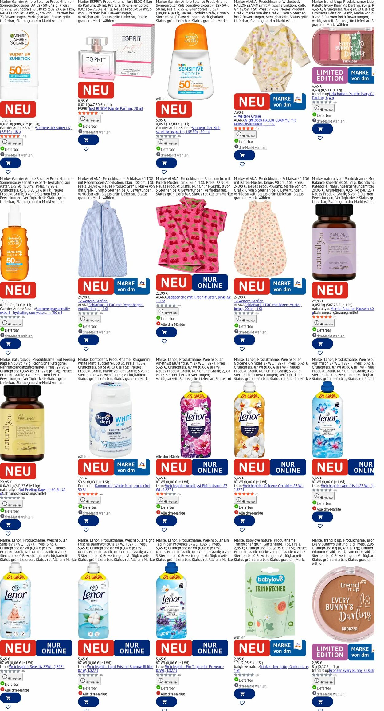 Prospekt dm-drogerie markt 16.03.2026 - 25.03.2026